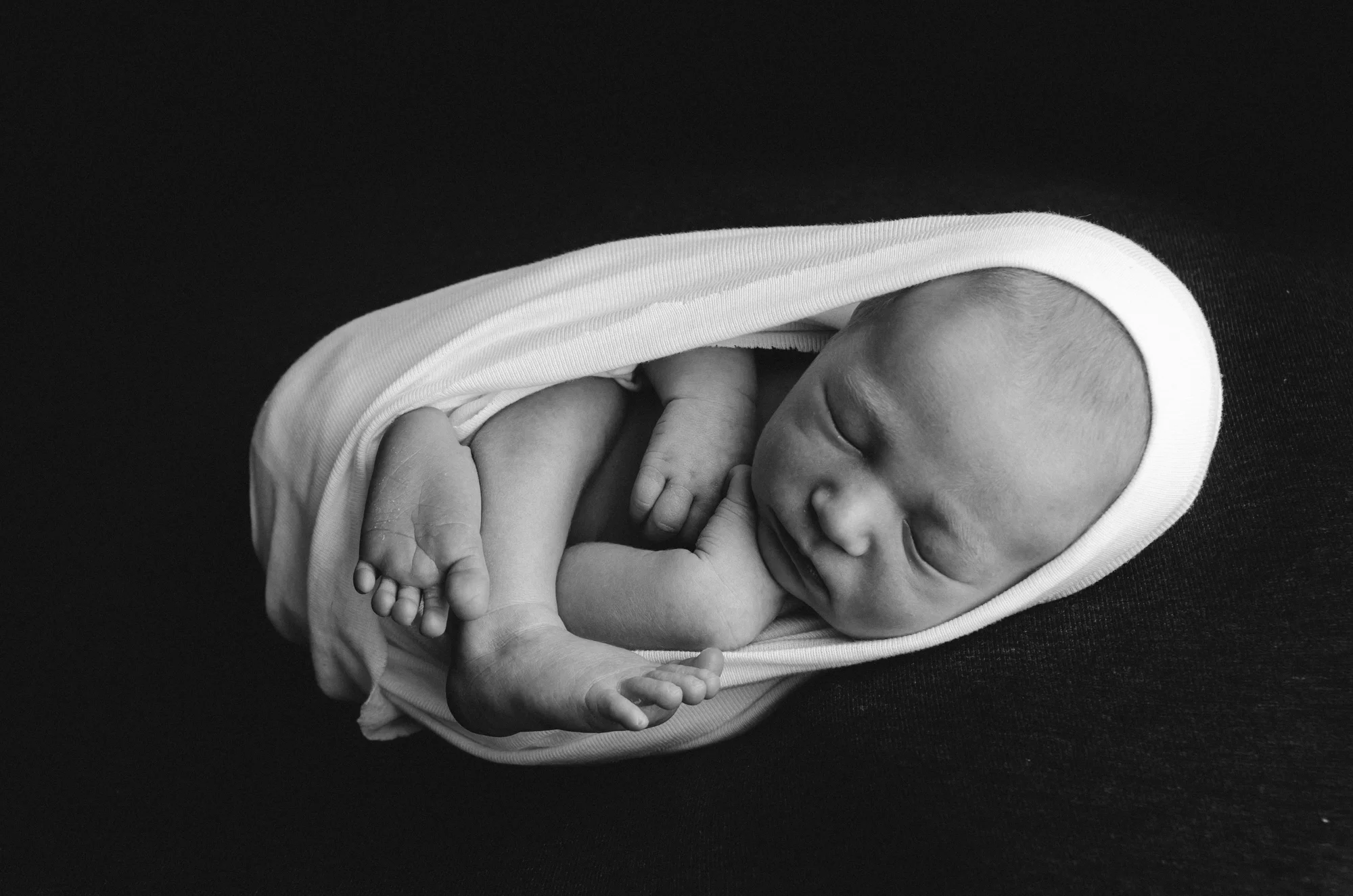 Indianapolis newborn photographer captures the purity and innocence of a sleeping baby boy