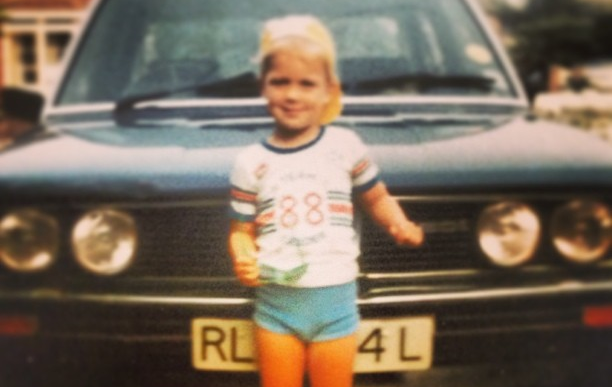 A young Terry Saunders, probably about six here