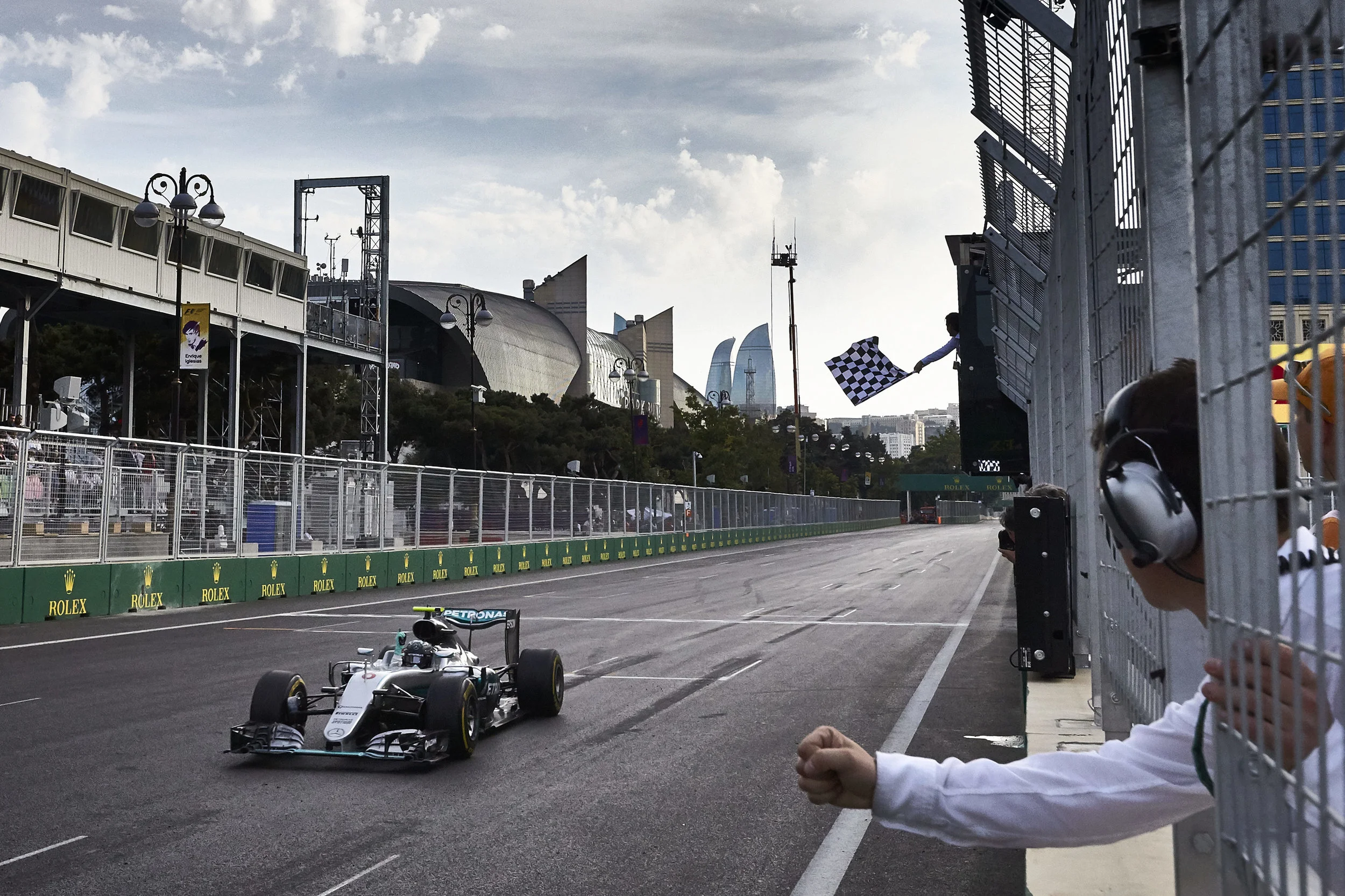 Rosberg wins in Baku. (Pic: Mercedes)