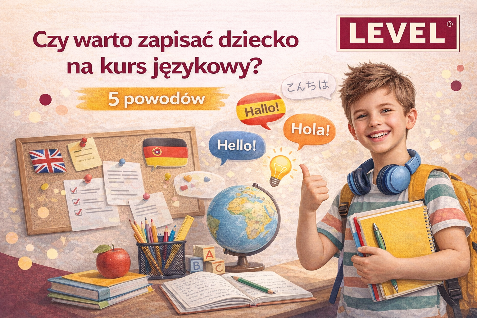 Czy warto zapisać dziecko na kurs językowy? 5 powodów