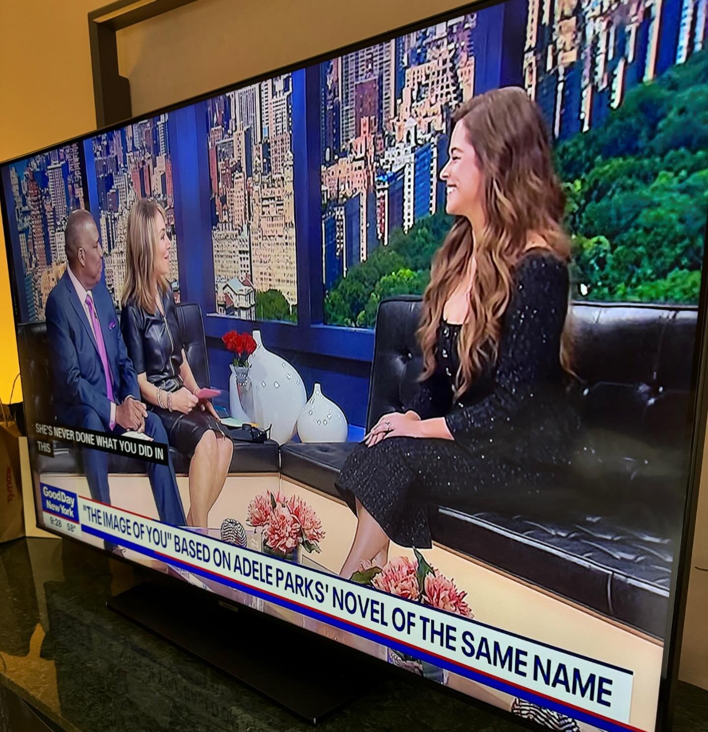 My mind is blown! Watching the incredible @sashapieterse on @foxtv @gooddayny talk about #theimageofyou which comes into movie theatres in the USA on Friday July 10th and available in the UK on the 13th. I am so proud of her!! She&rsquo;s  utterly tr