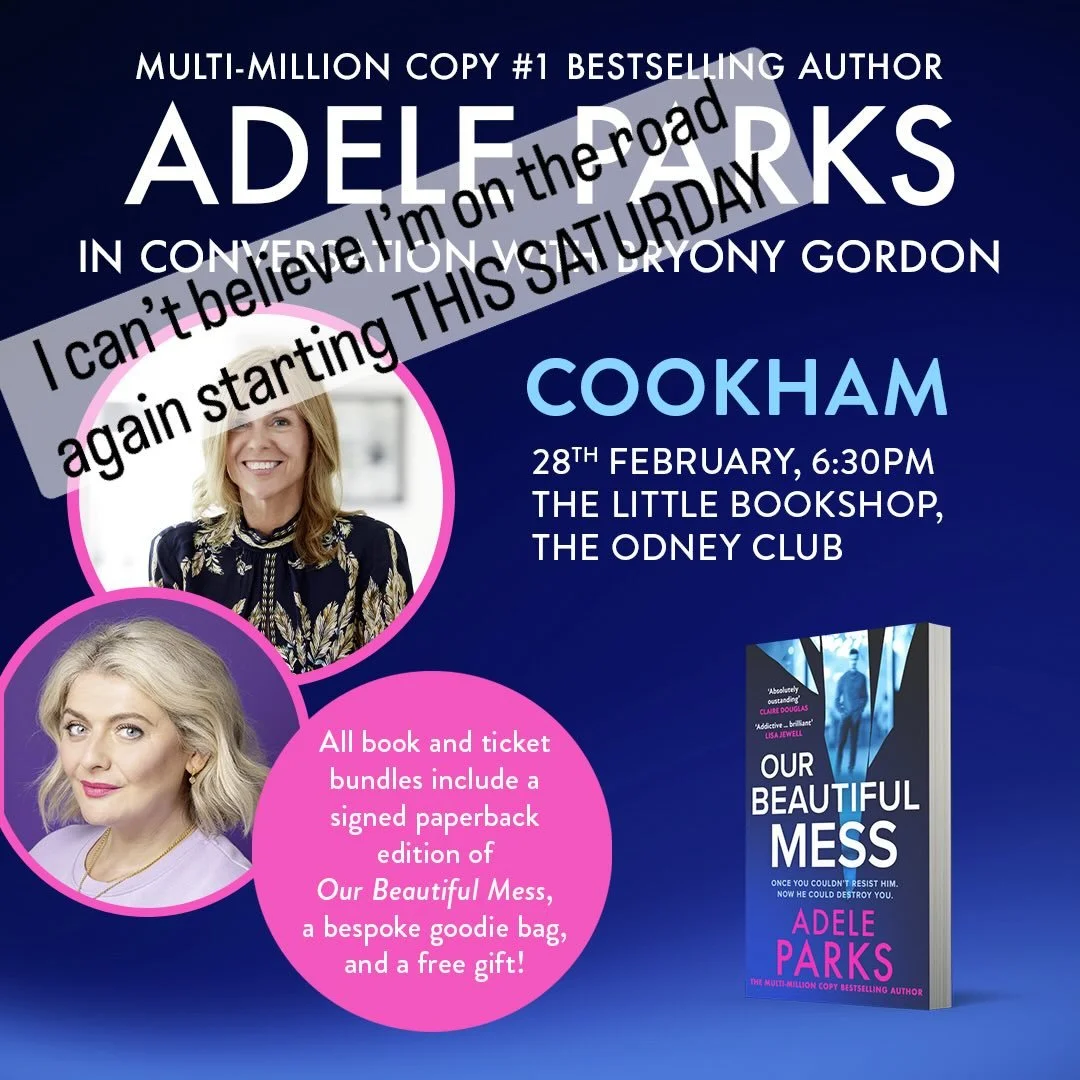 I can&rsquo;t believe my Uk paperback tour starts on Saturday!! If you get yourself to Cookham you can be among the first to get a sneak peek at the pb!! I can&rsquo;t wait to spend time with the incredible @bryonygordon who gives good interview! I&r