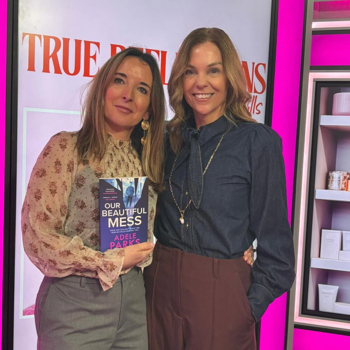 Discussing all things beautiful inside and out with @giamills7 @truereflectionspodcast specifically OUR BEAUTIFUL MESS which is out in paperback next week! We had so much fun and I&rsquo;ll let you know when you can listen but in the meantime give th