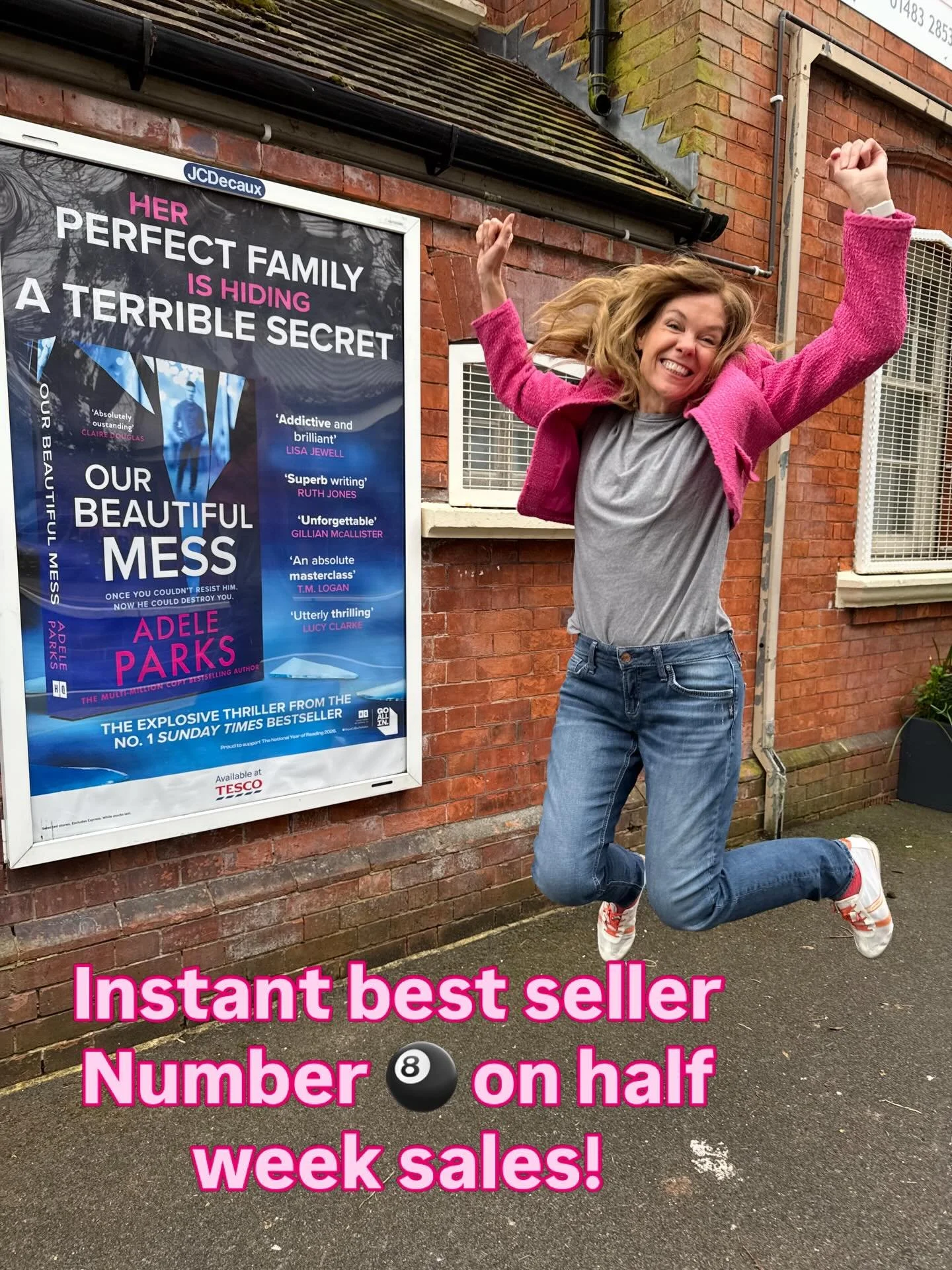 I&rsquo;m thrilled to say OUR BEAUTIFUL MESS has hit the top 10 on half week sales, earning it the &lsquo;instant bestseller&rsquo; accolade! It&rsquo;s nu 🎱 (my husband&rsquo;s lucky number). I&rsquo;m so glad so many readers are finding this messy