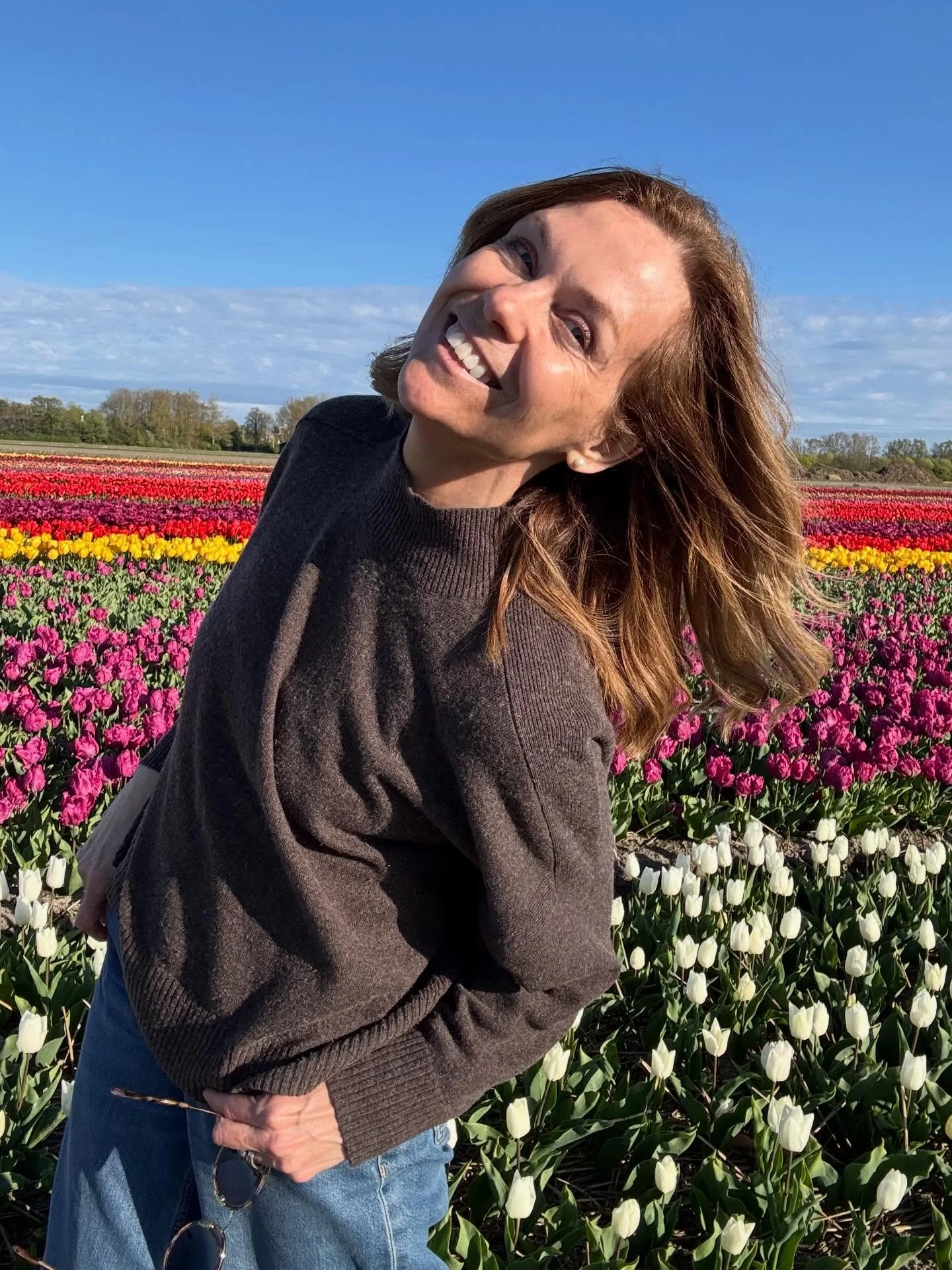 I&rsquo;ve just had the best day!! When I was 16 I came to Amsterdam for a school trip. My geography teacher pointed to some fields and said in spring they were awash with colour (but it was October). Ever since, I&rsquo;ve wanted to see the tulip fi