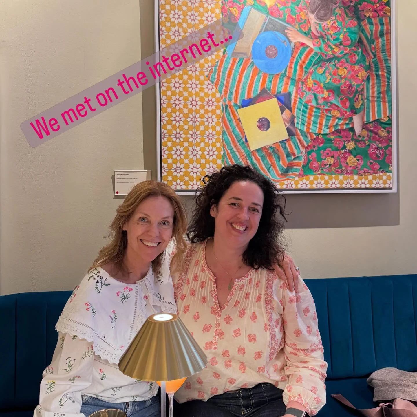 There is often a lot of chat about how awful social media is, and it really can be, however this is a good story. I came across @francesfeatherstone work on line and fell in love with it. I reached out and it turned out she was a fan of my books! 📚?