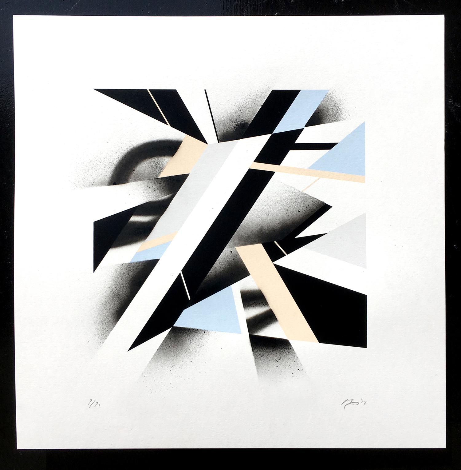 'Surface Tension' screenprint