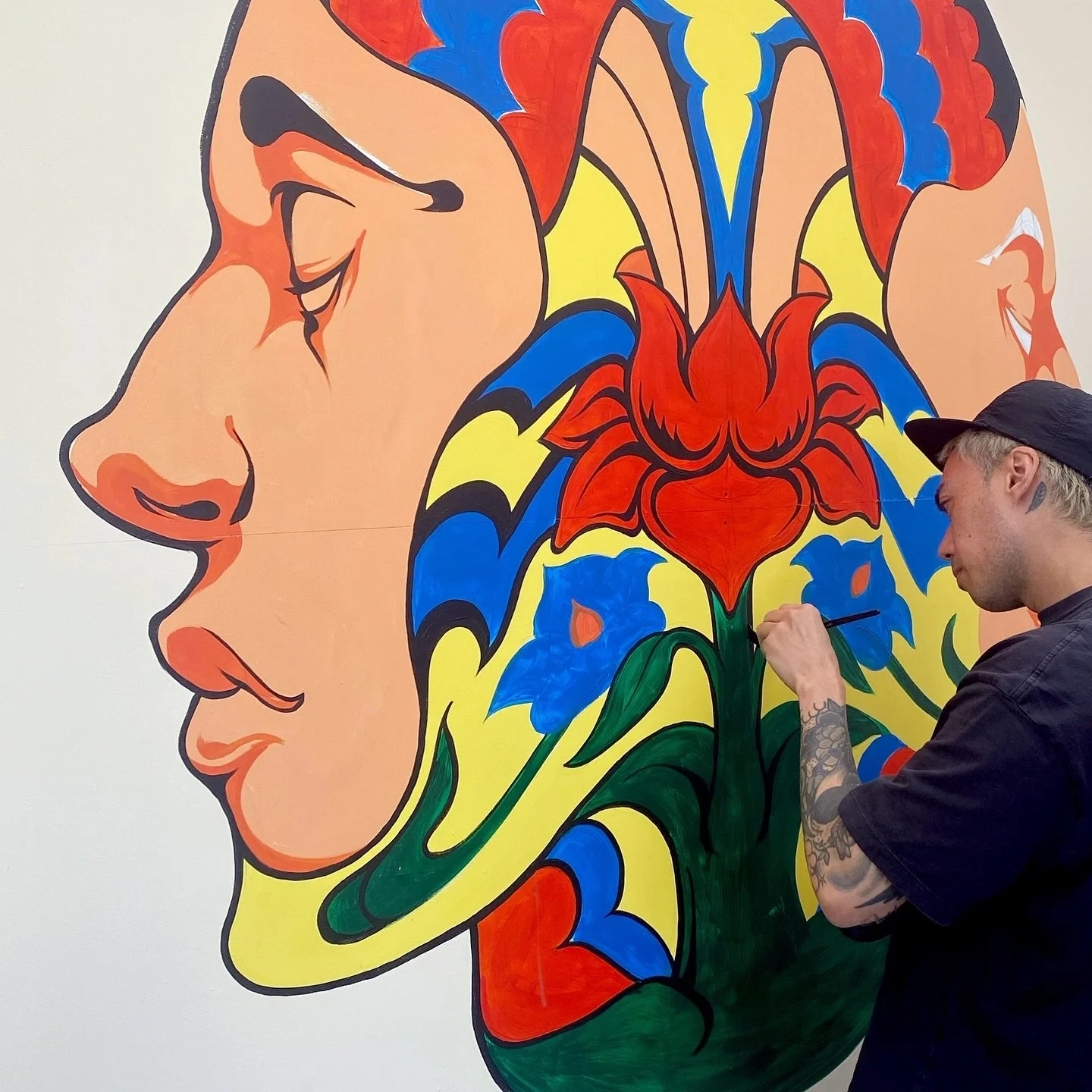 We&rsquo;ve caught our breath after a fantastic&nbsp;@exrdfestival weekend - with this year&rsquo;s 10 artists dodging the rain and bringing their artworks to life over two days of live painting. 

@iain.macarthur collaborated with Dr Kate Godfrey wh