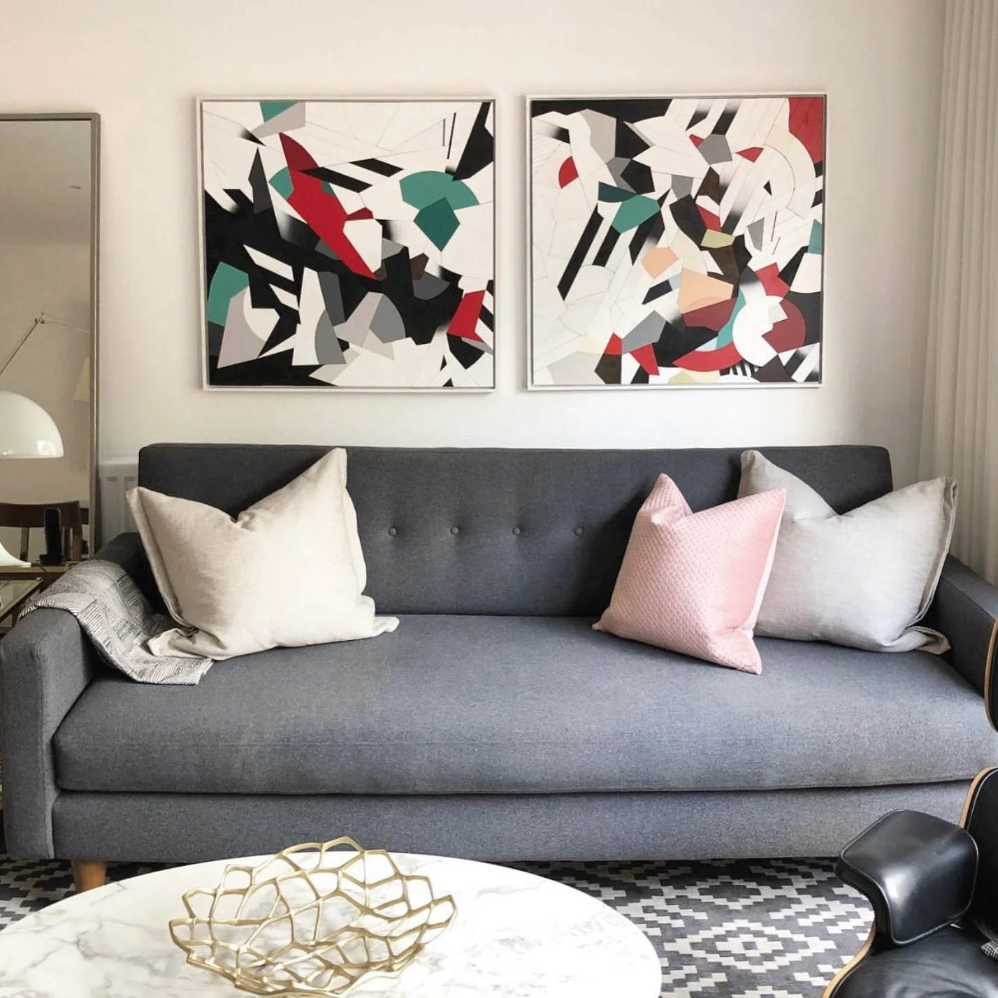 Two works for London based client.