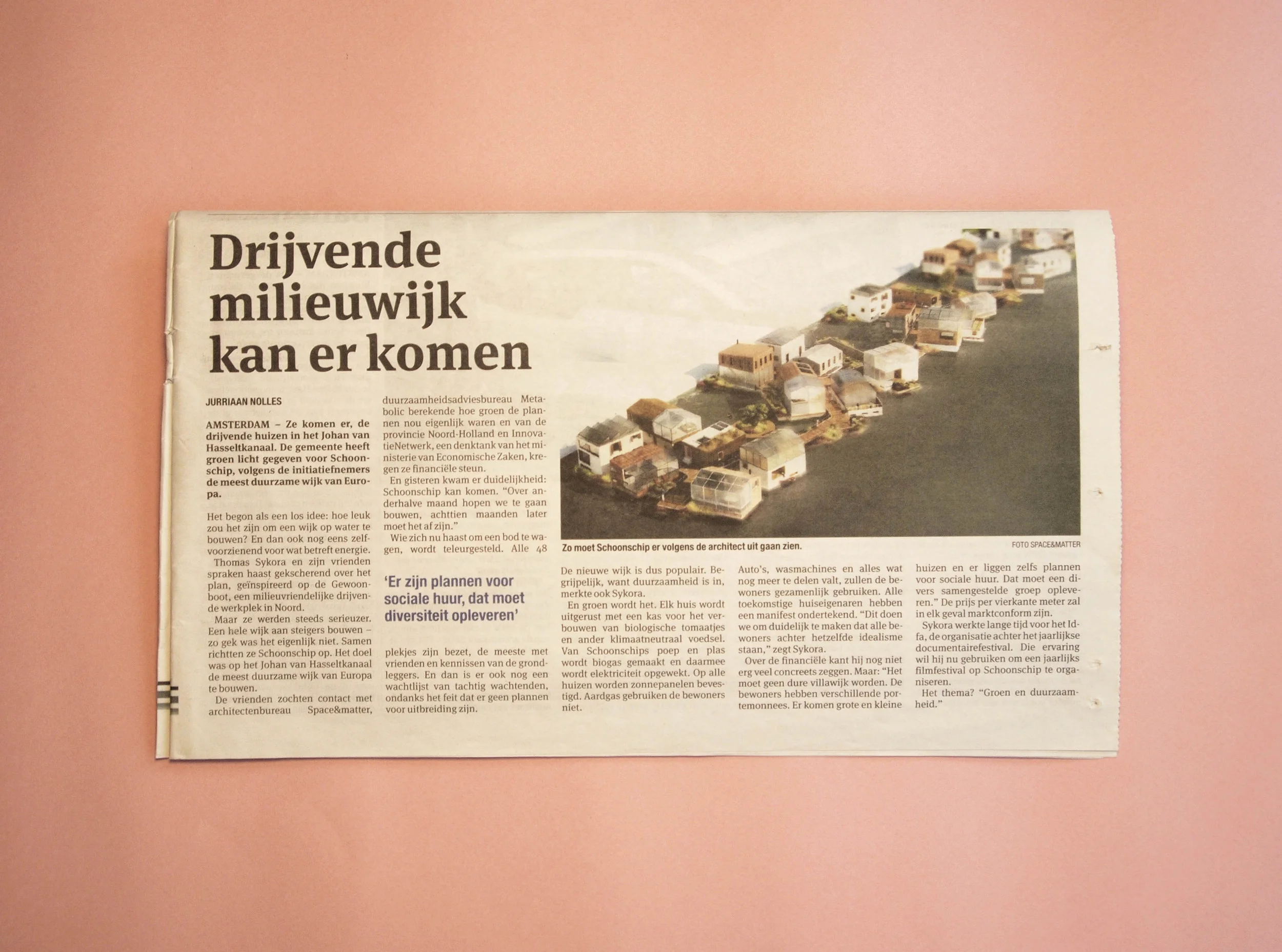 Het Parool: Schoonschip