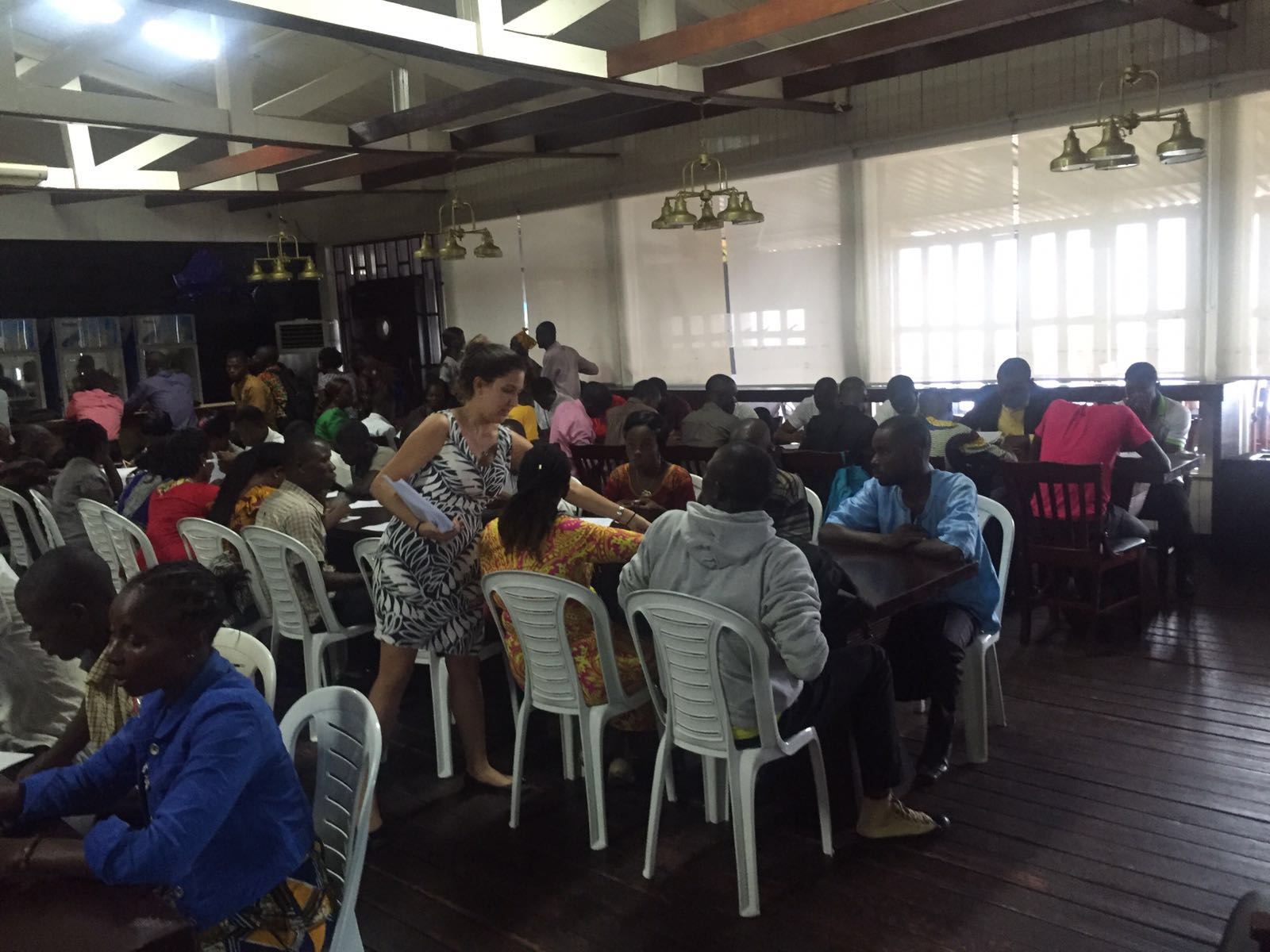 Candidates attend Rising's assessment centre