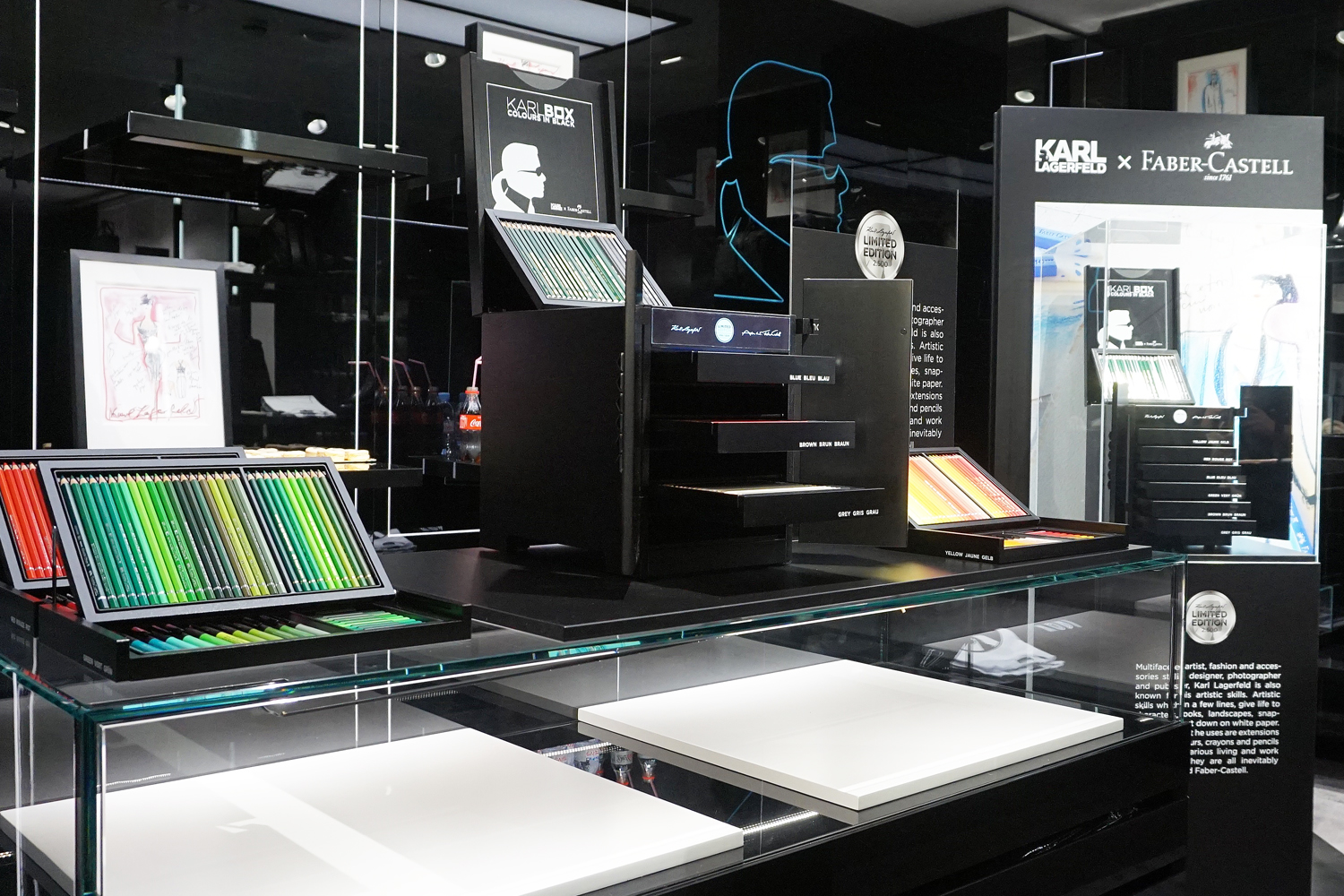 Karl Lagerfeld's KARLBOX – Colours in Black for Faber-Castell