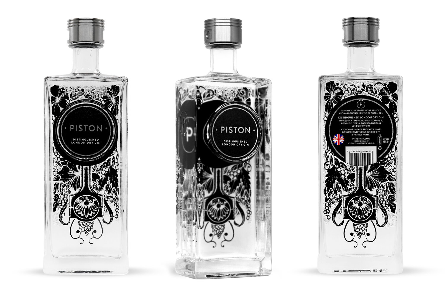  Image courtesy of Piston Gin/Design Religion 