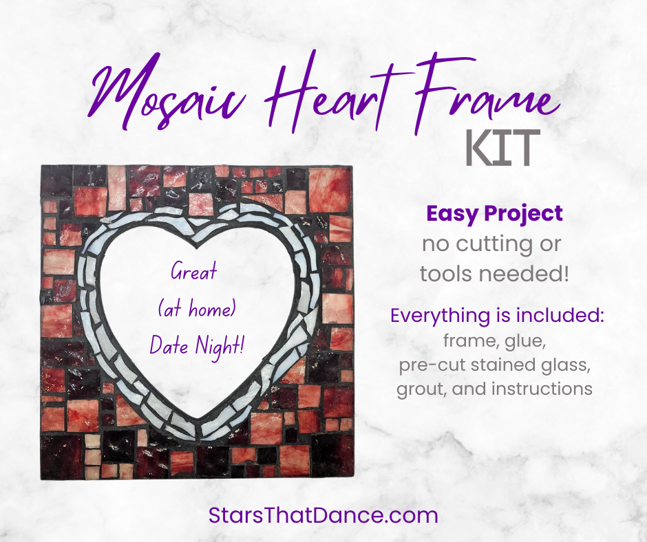 Mosaic Heart Frame Kit