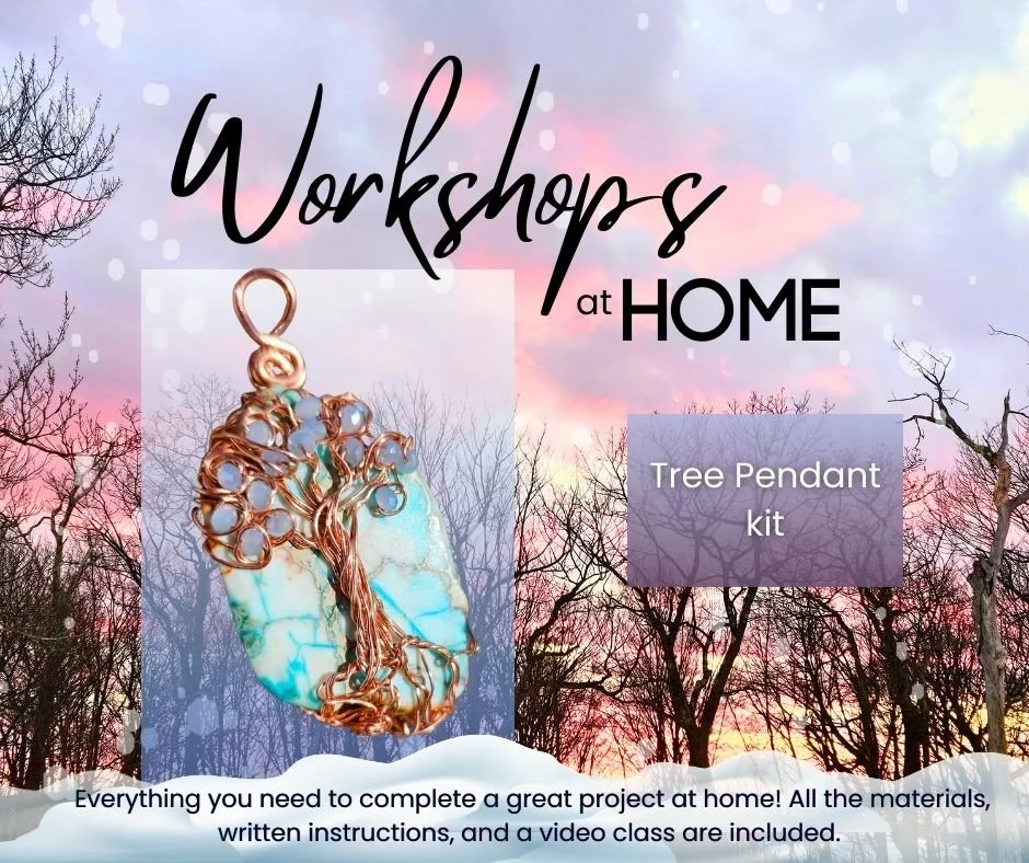 Wire Wrapped Tree Pendant Kit