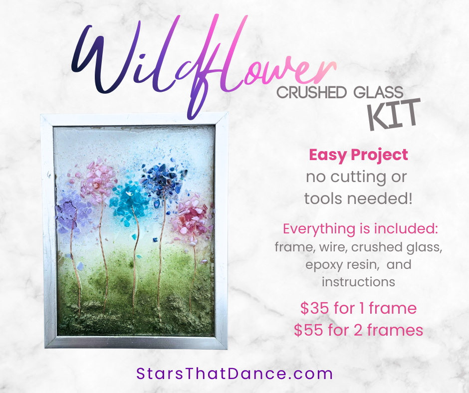 Wildflower Crushed Glass Kit