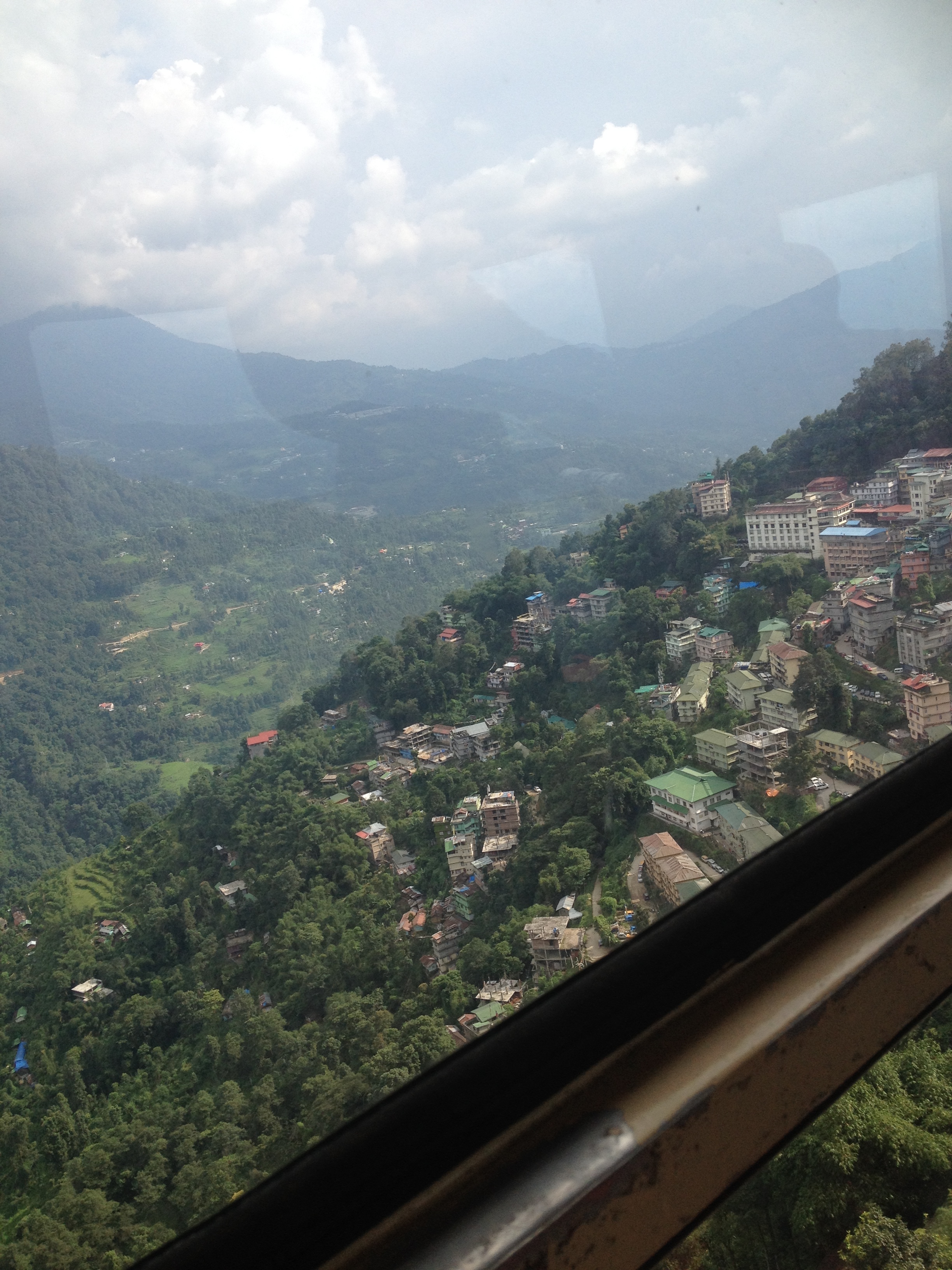 View of Gangtok from the Cable Car