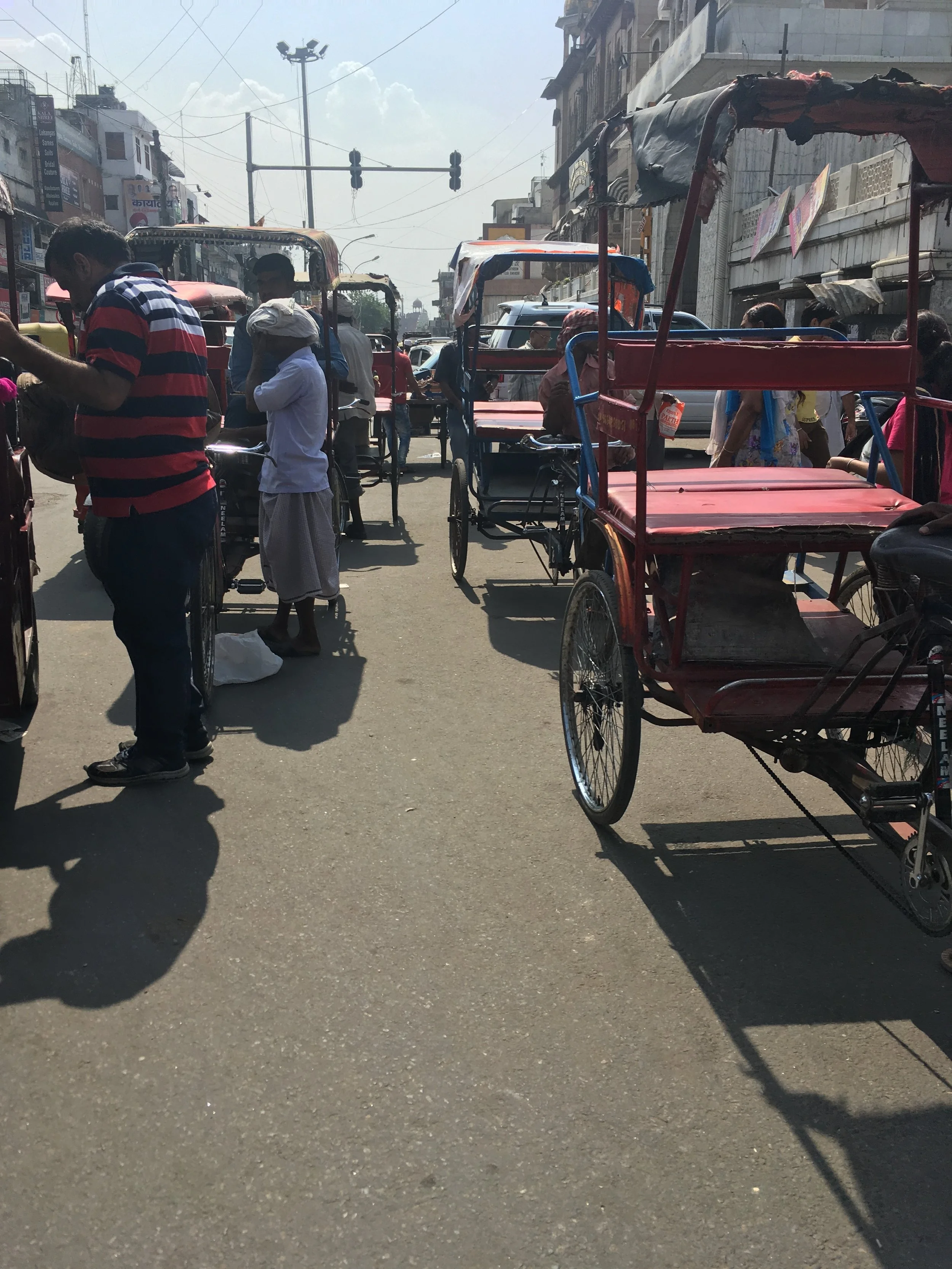 Old Delhi and Khari Baoli are crowded!