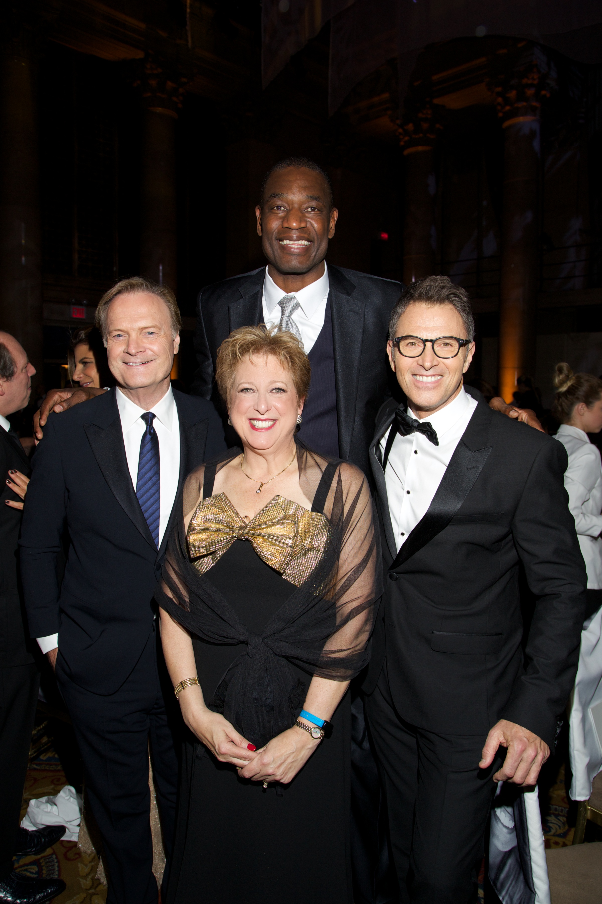 UNICEF USA President & CEO Caryl M. Stern, Lawrence O'Donnell, Dikembe Mutombo and Tim Daly ©2015 Julie Skarratt Photography, Inc./U.S. Fund for UNICEF
