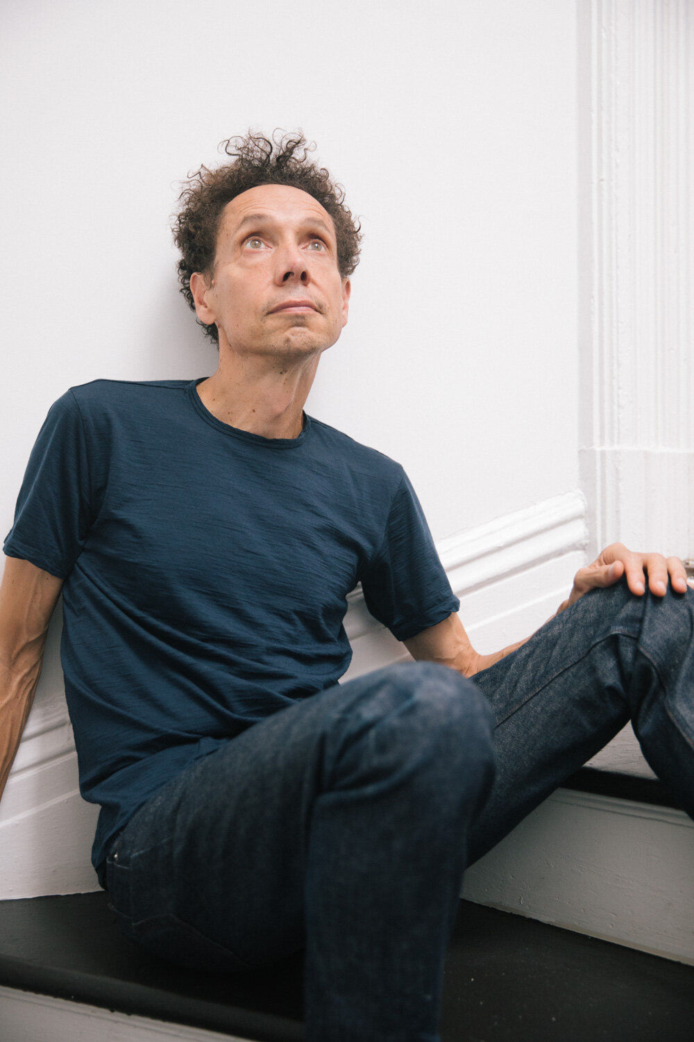  NEW YORK CITY 2019 08 28 Malcolm Gladwell, award-winning writer and journalist. Shot on assignment in Greenwich Village, New York for Dagens Nyheter. 