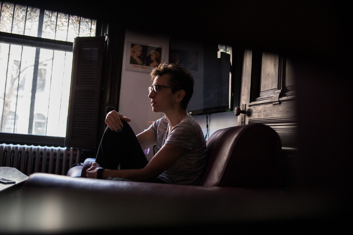  HARLEM, NEW YORK 2017  11 10 Masha Gessen, Russian-American journalist, author and activist. Shot in Harlem, New York for Dagens Nyheter. 