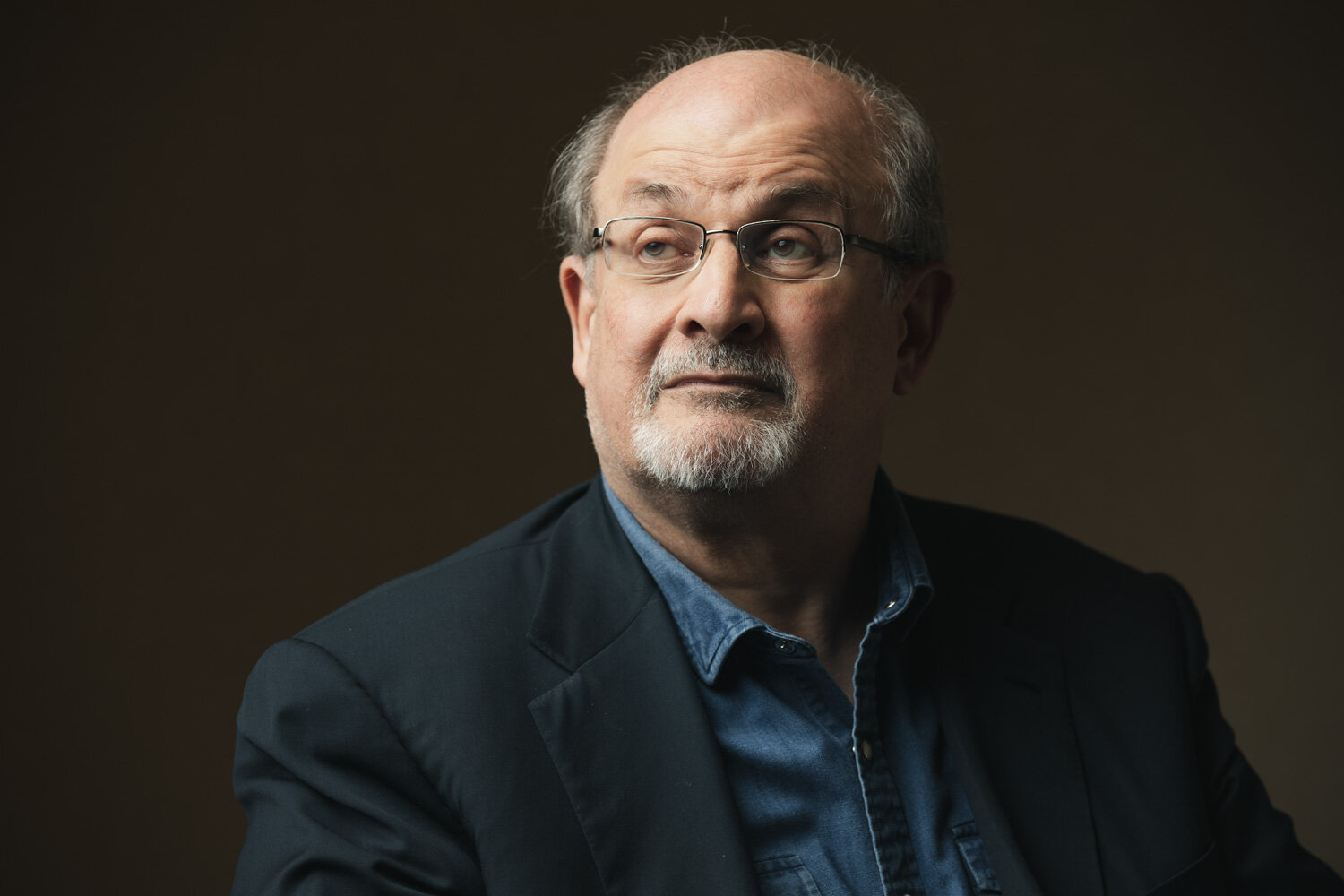  NEW YORK CITY 2018 09 26 Salman Rushdie, British Indian novelist and essayist. 