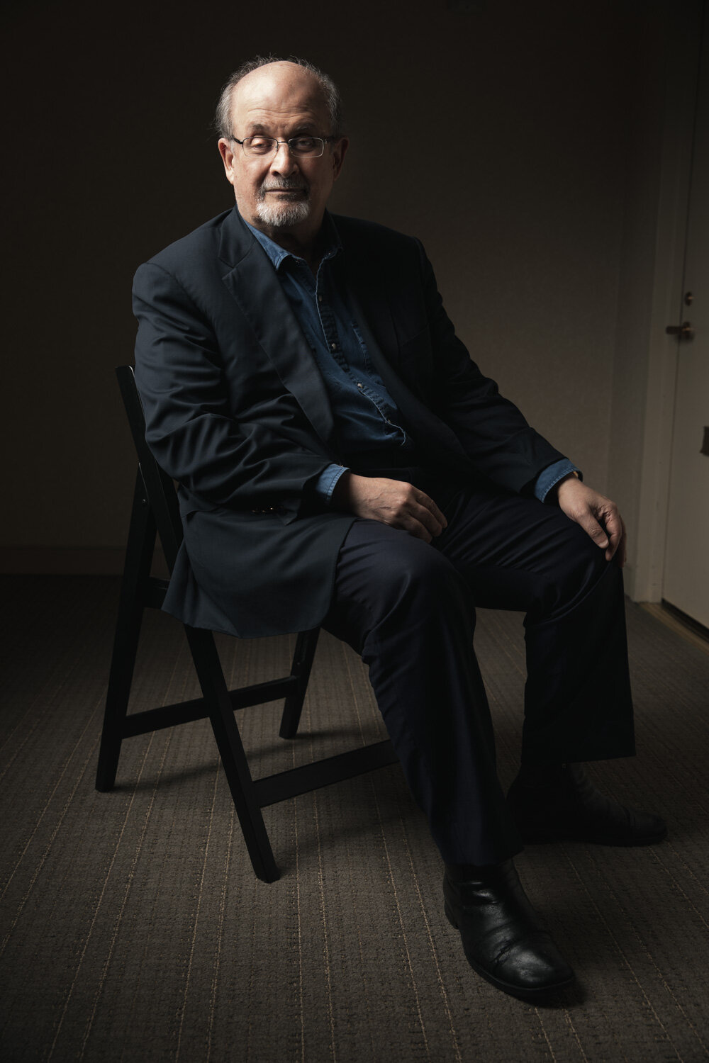  NEW YORK CITY 2018 09 26 Salman Rushdie, British Indian novelist and essayist. 