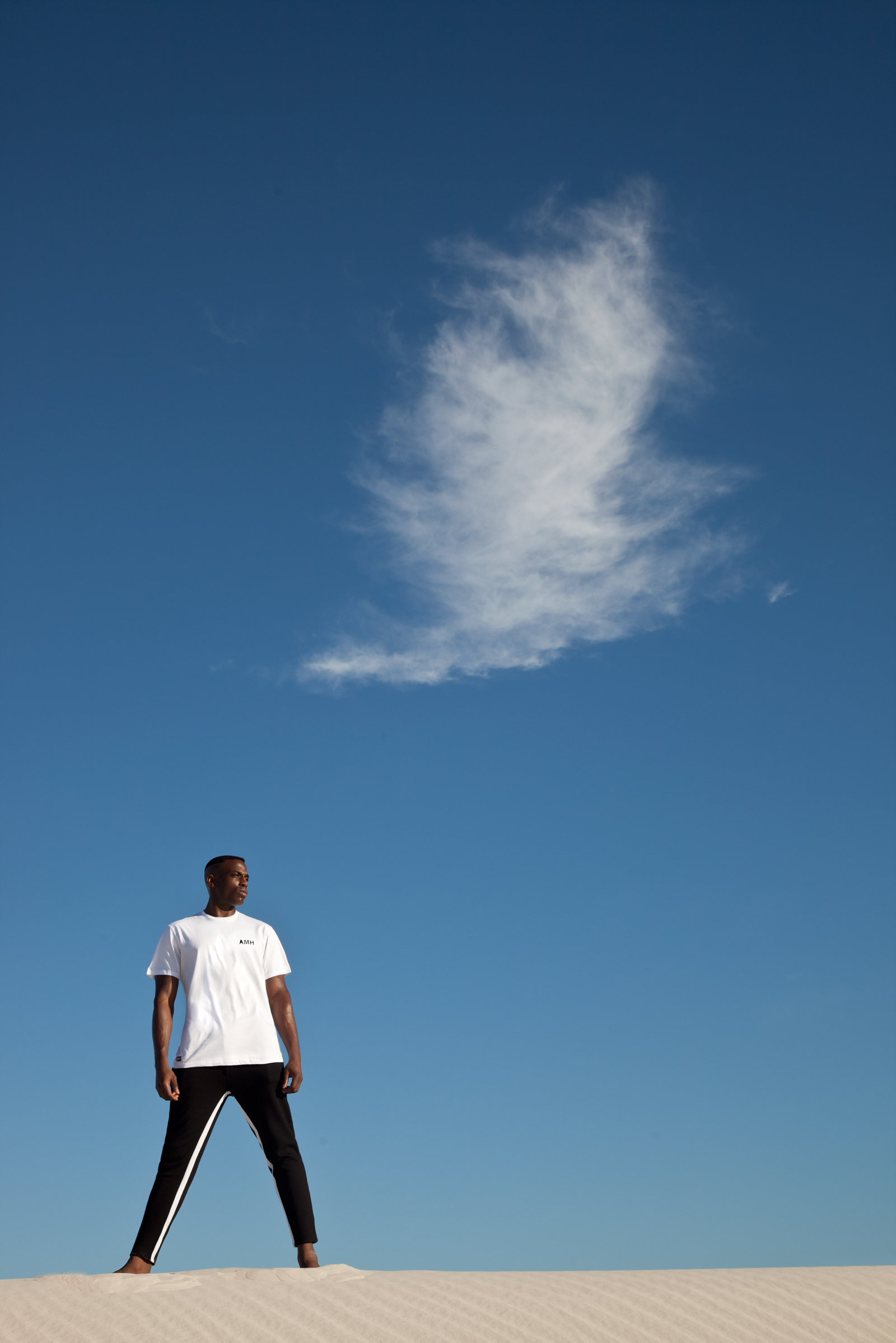AMH-ASHLEY MARC HOVELLE-MENS- LOGO-TSHIRT-WHITE-COTTON-HEAT SEALED- JERSEY TROUSERS- CAMPAIGN IMAGE.jpg