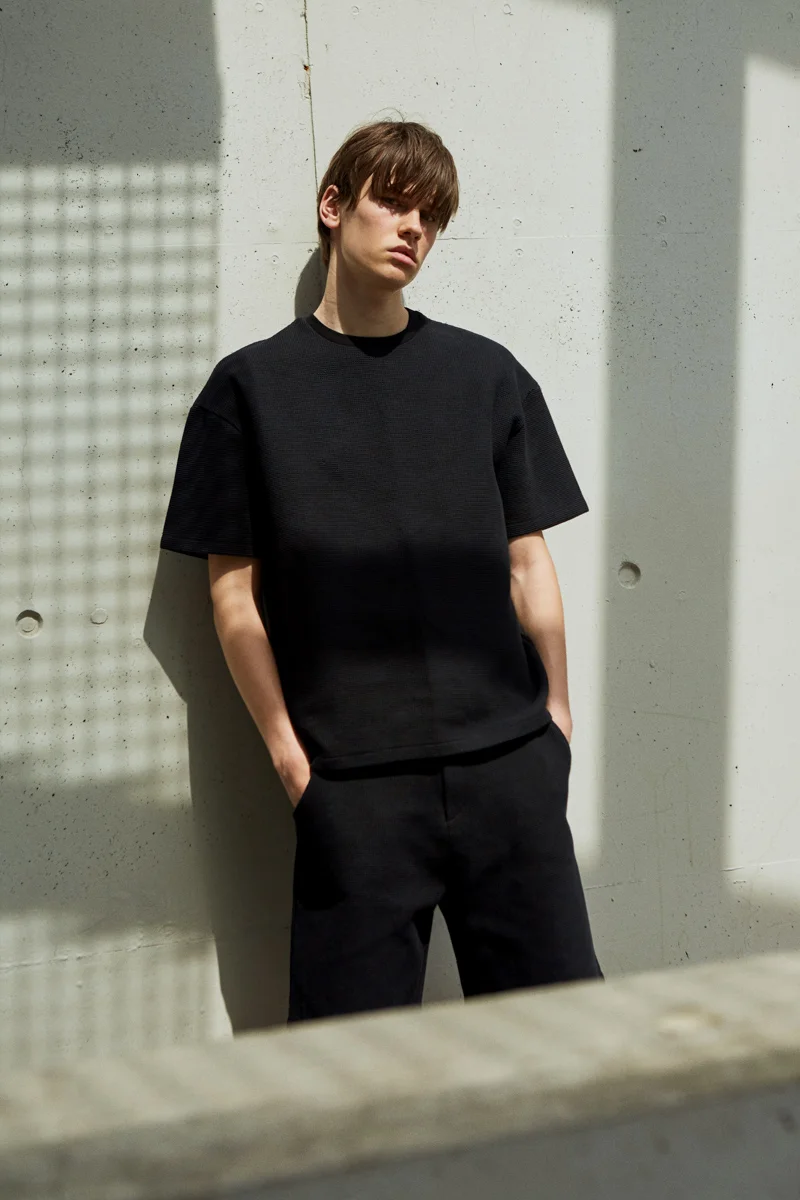 Ashley Marc Hovelle Waffle Oversized Top and shorts Black 0658 final.jpg