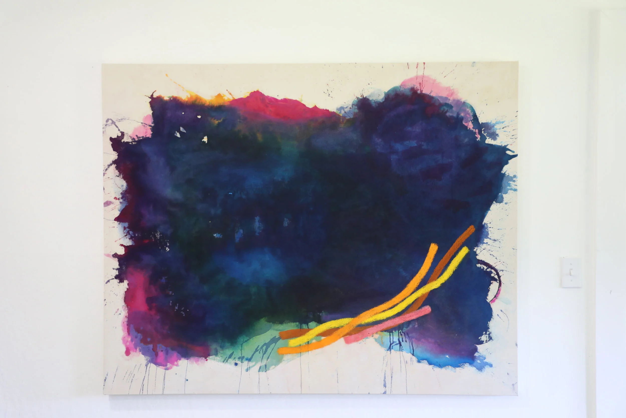 48 x 72 inch acrylic and soft pastel, SOLD