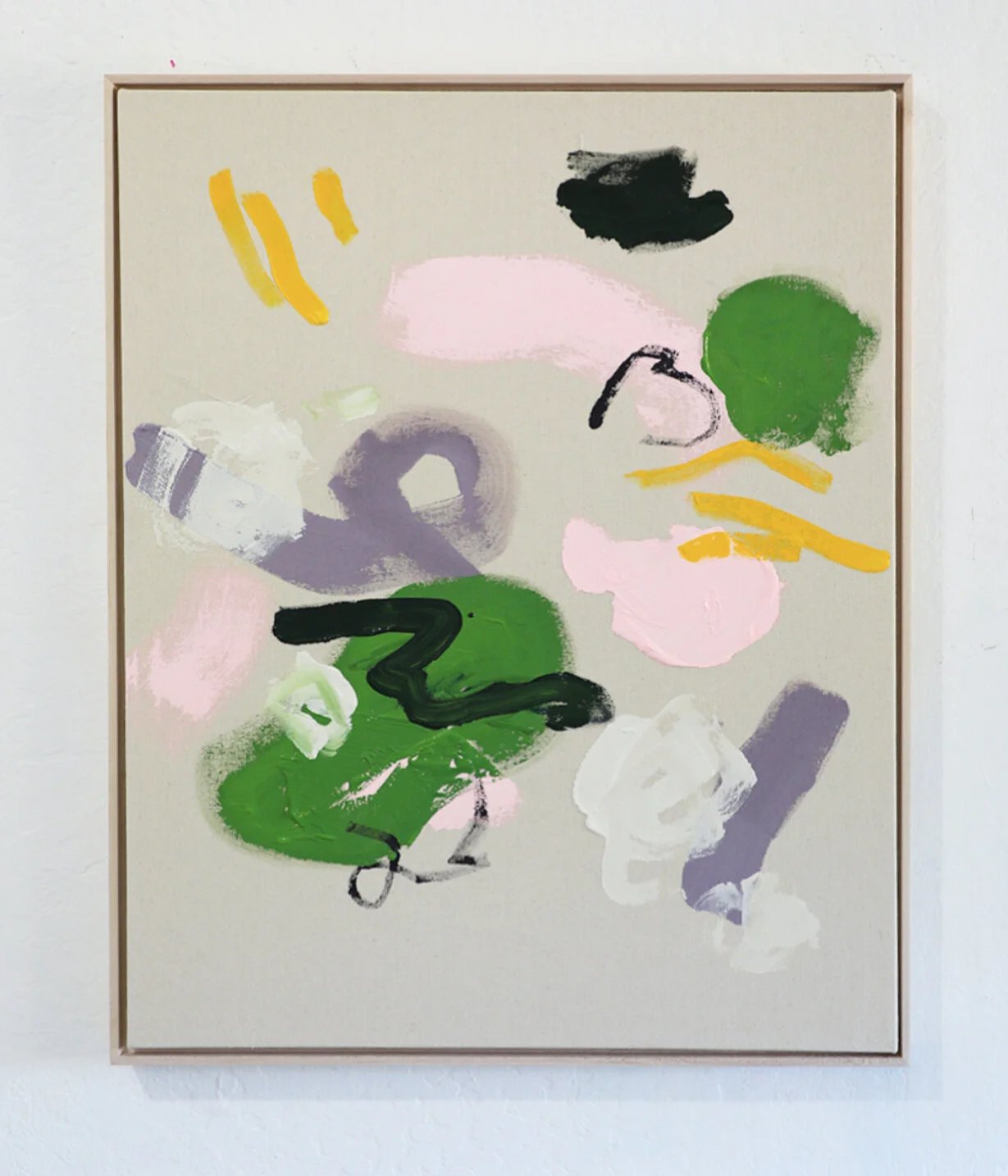  24x30 inch acrylic on raw stretched canvas SOLD 