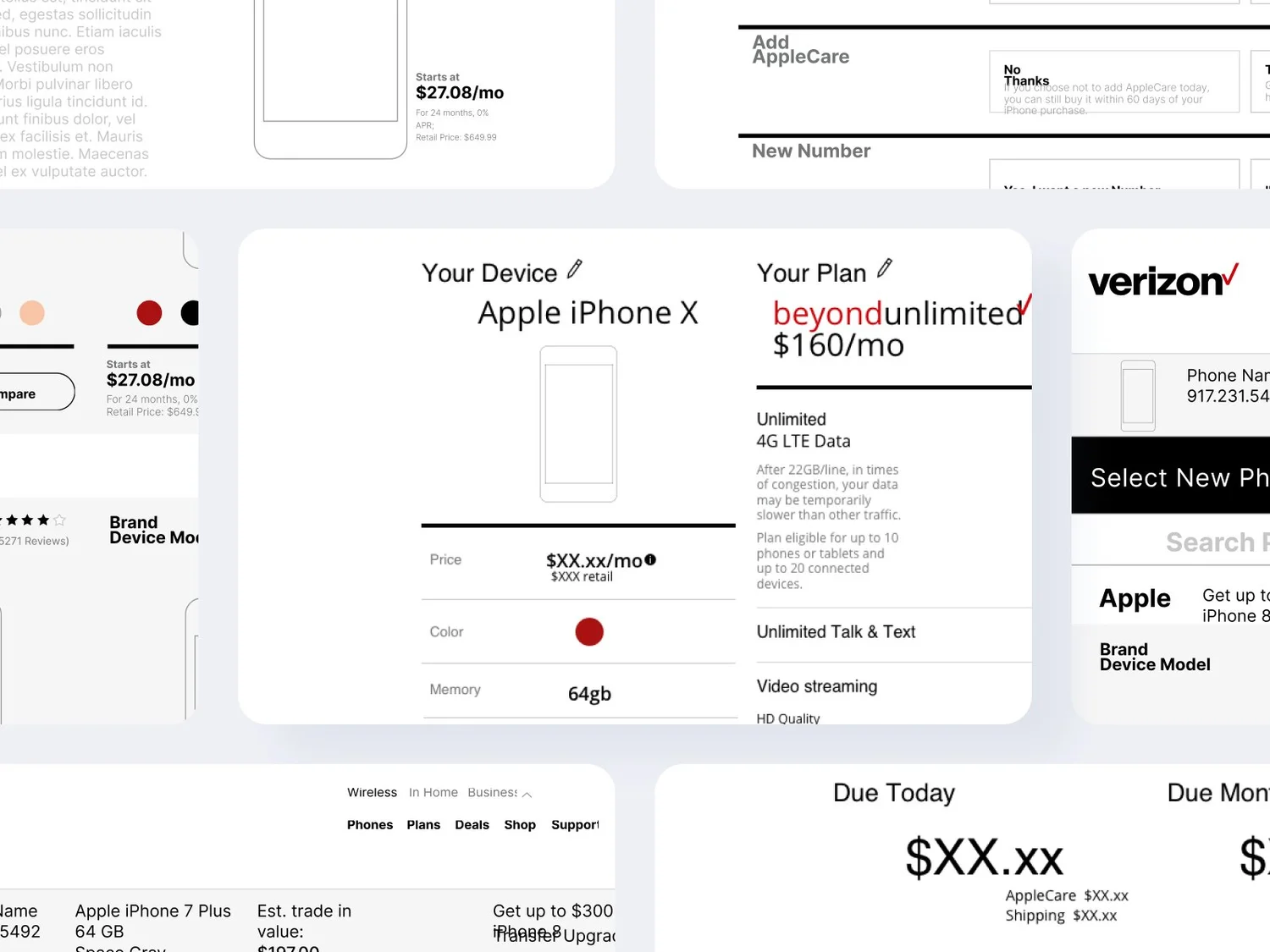 Verizon carrier switch flow