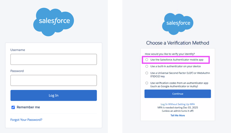 Cimplify Login + MFA — Goodlabs