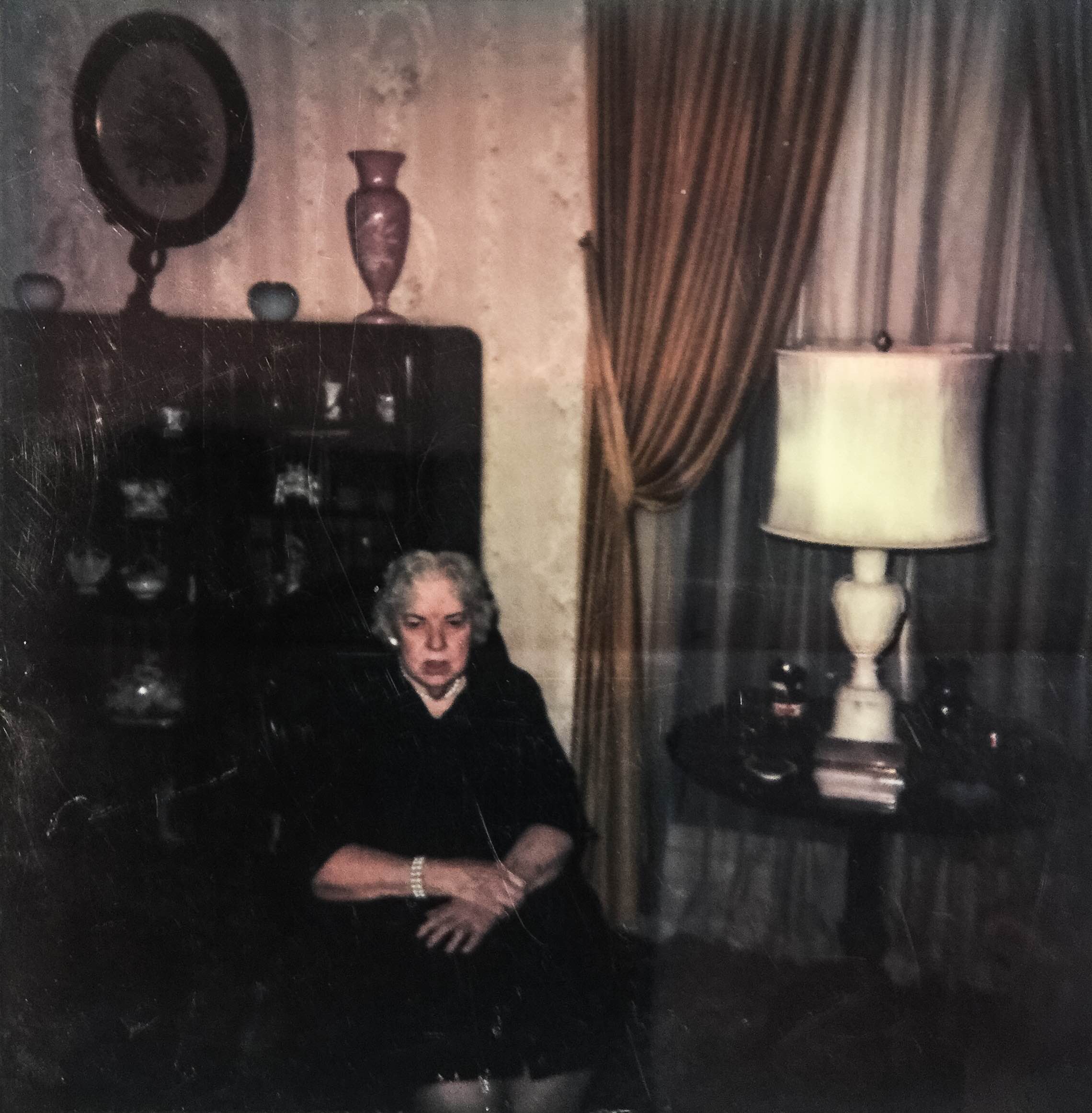 A very rare photograph of Evelyn Hazen in her later years.