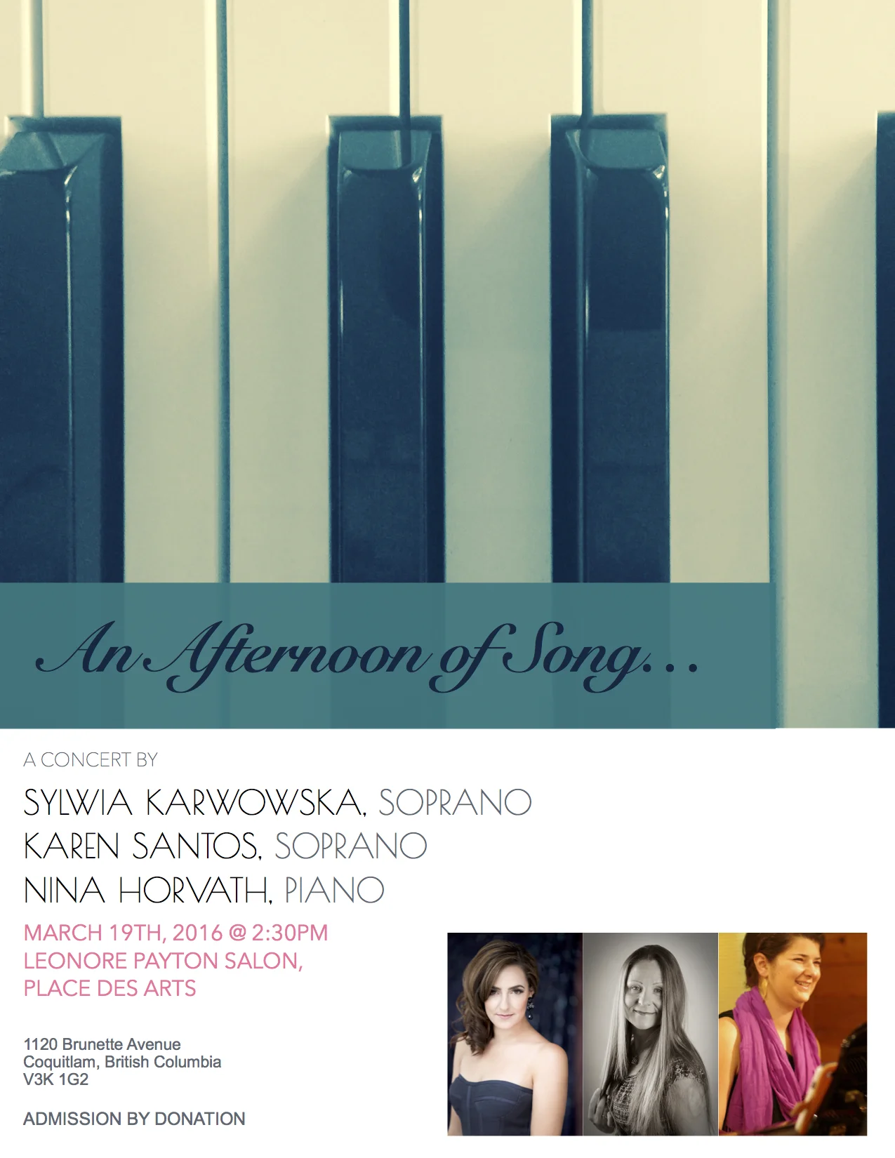 An Afternoon of Song...