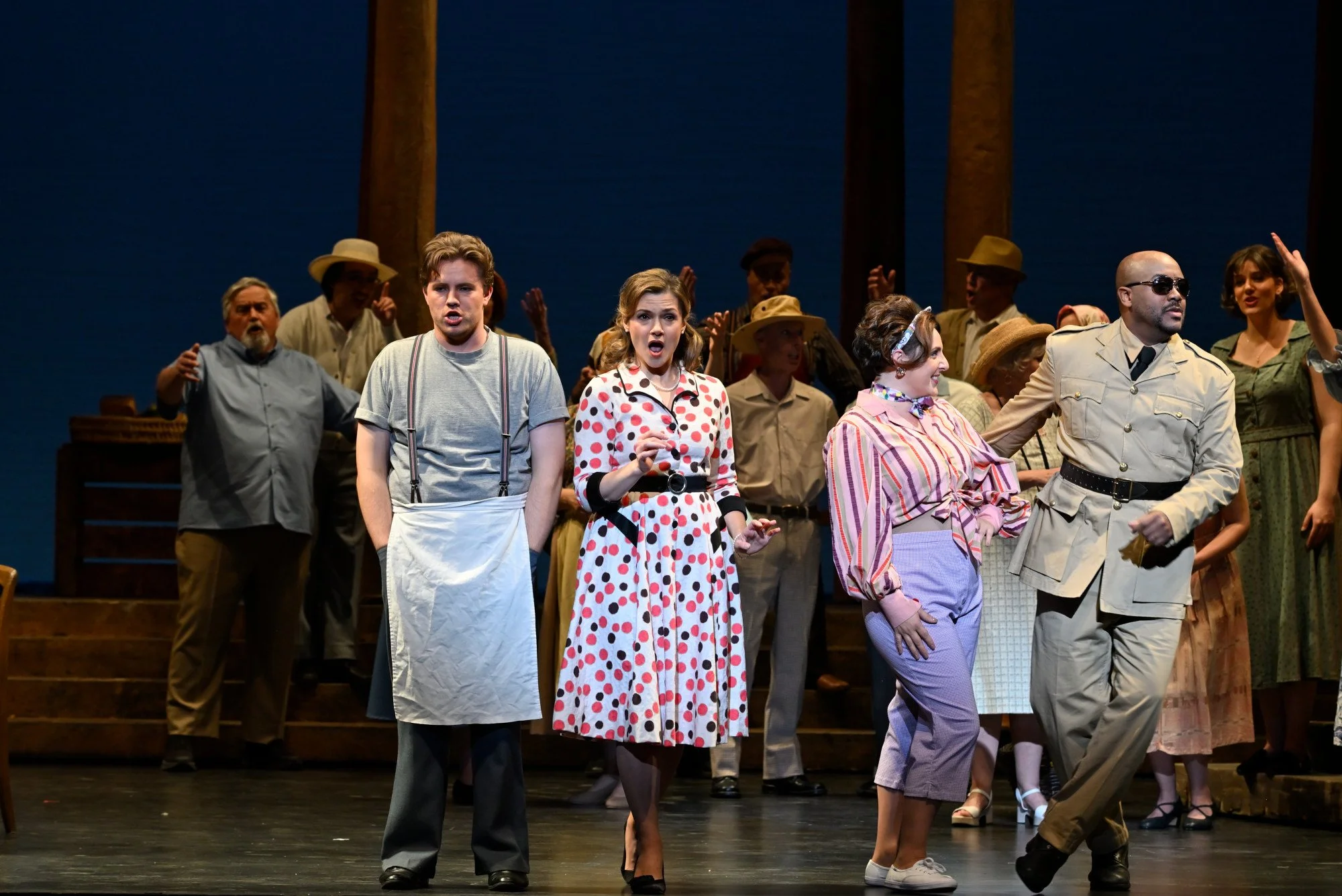 Giannetta, L’elisir d’amore, 2024. Manitoba Opera. Photo Cretid: Robert Tinker
