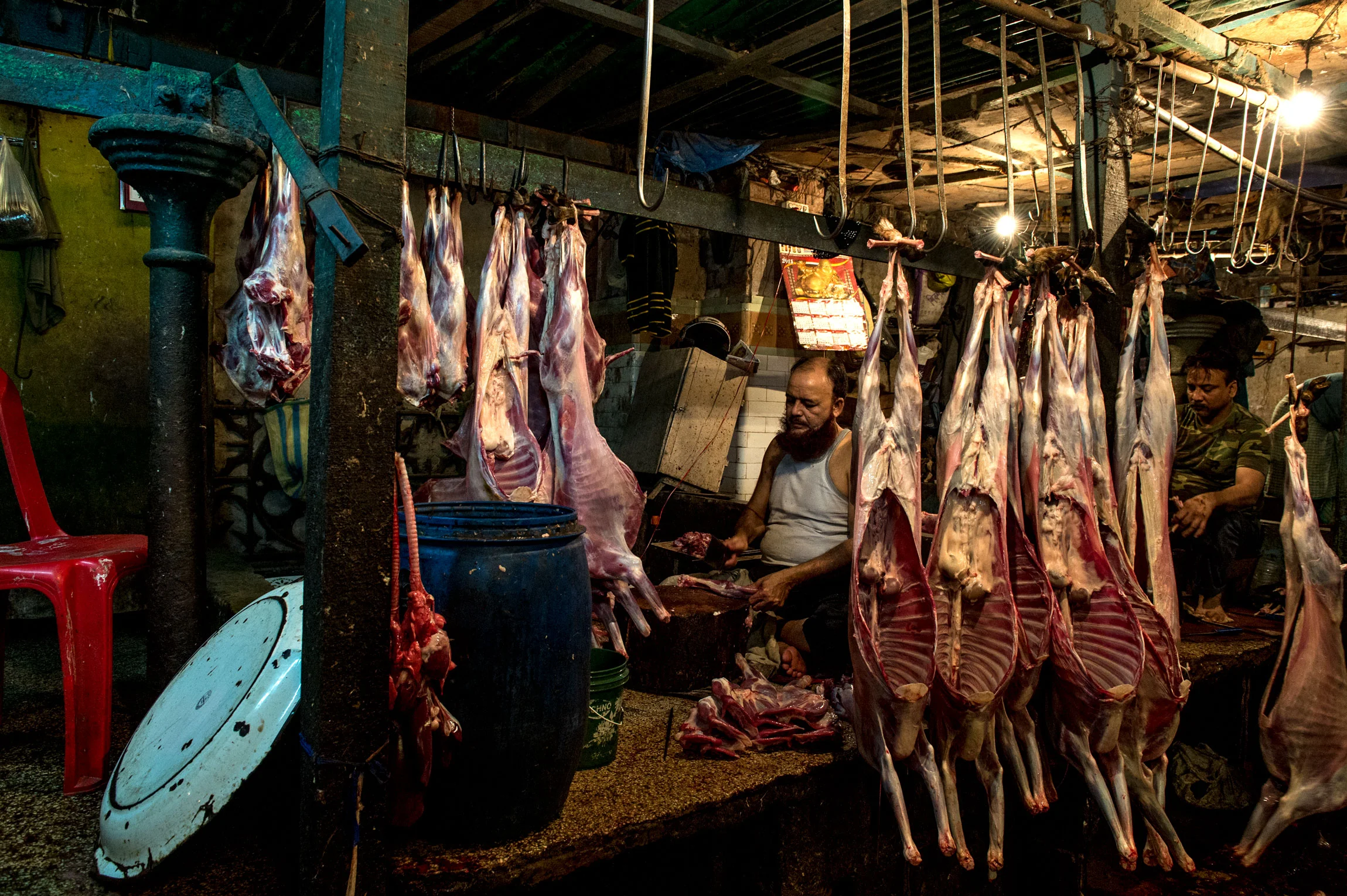 New Market Kolkata India slaughterhouse | since generations from father to son.