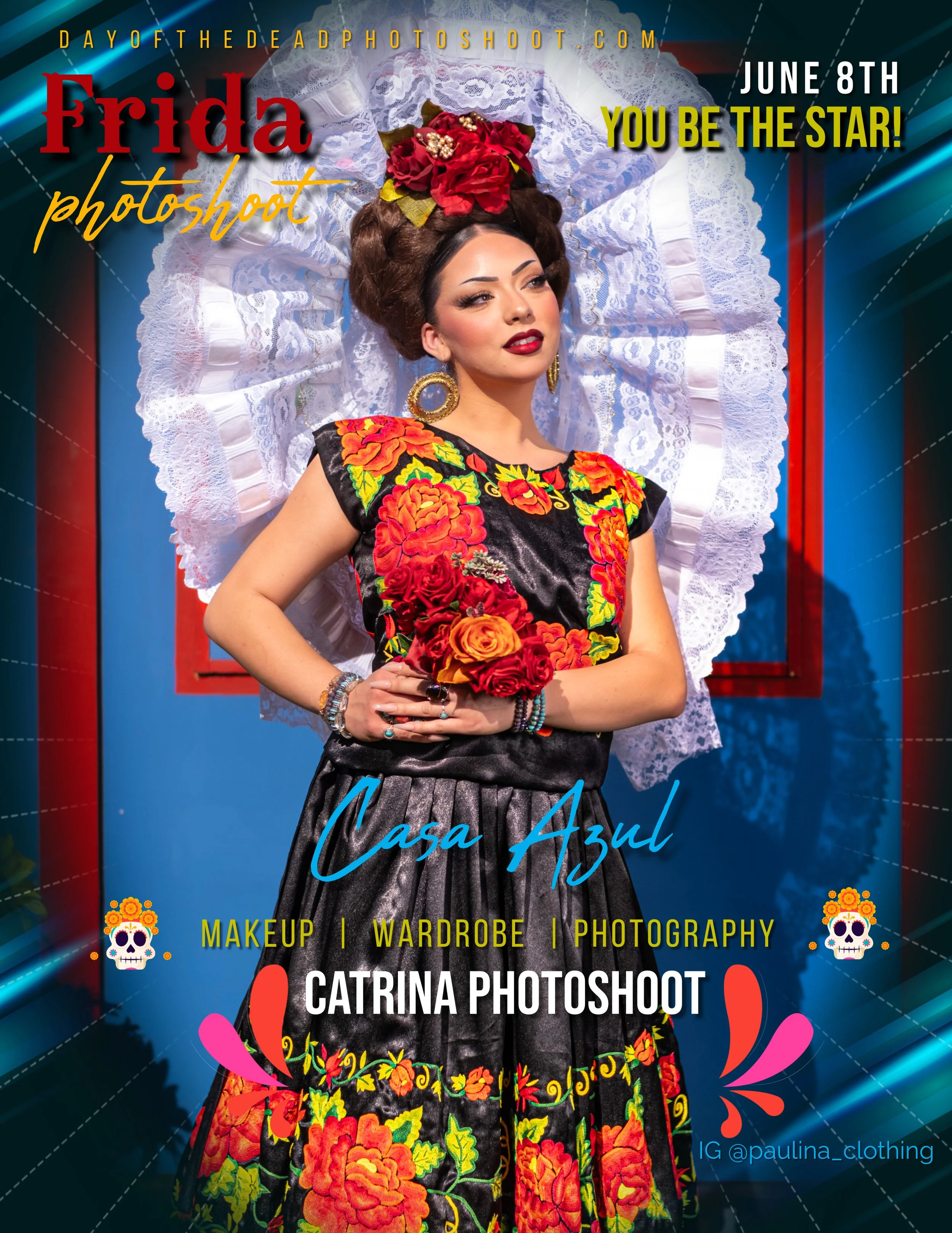 2024Day of The Dead Photoshoot — Paulina Clothing