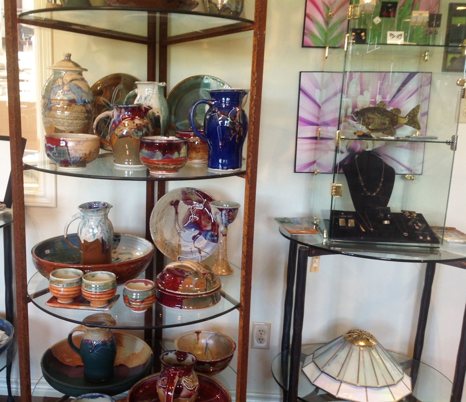 Display in the showroom