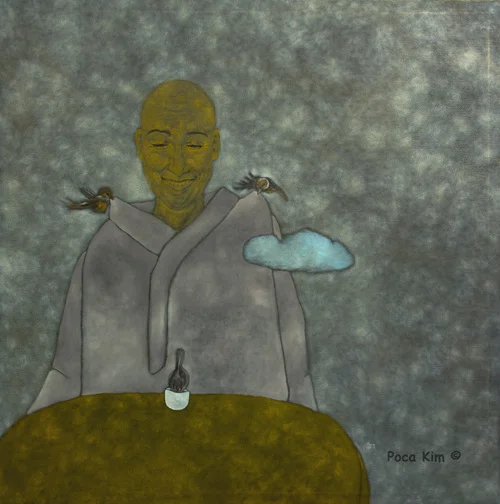 Lifting, 48in x 48in, oil on canvas