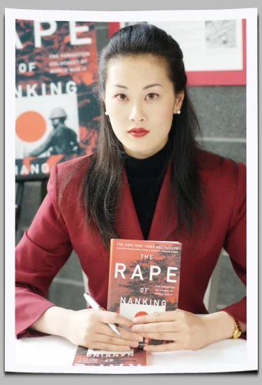 Author, journalist Iris Chang. Iris Change committed suicide in 2004 at the age of 36. Chang had entered a deep depression and became bipolar after undergoing hyperstimulation for fertility treatment. See her biography, Finding Iris Chang