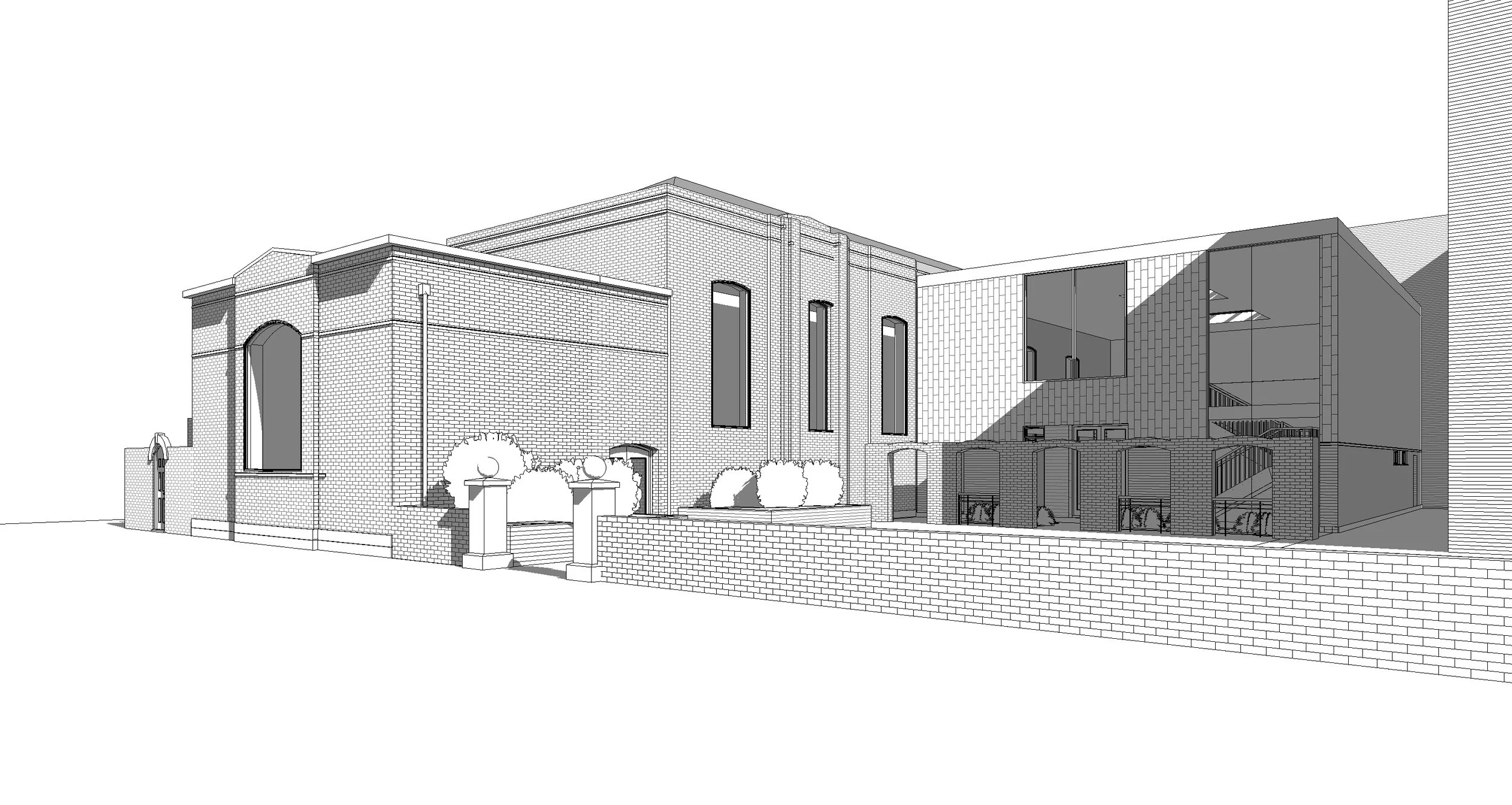 Architectural impression of the new facility