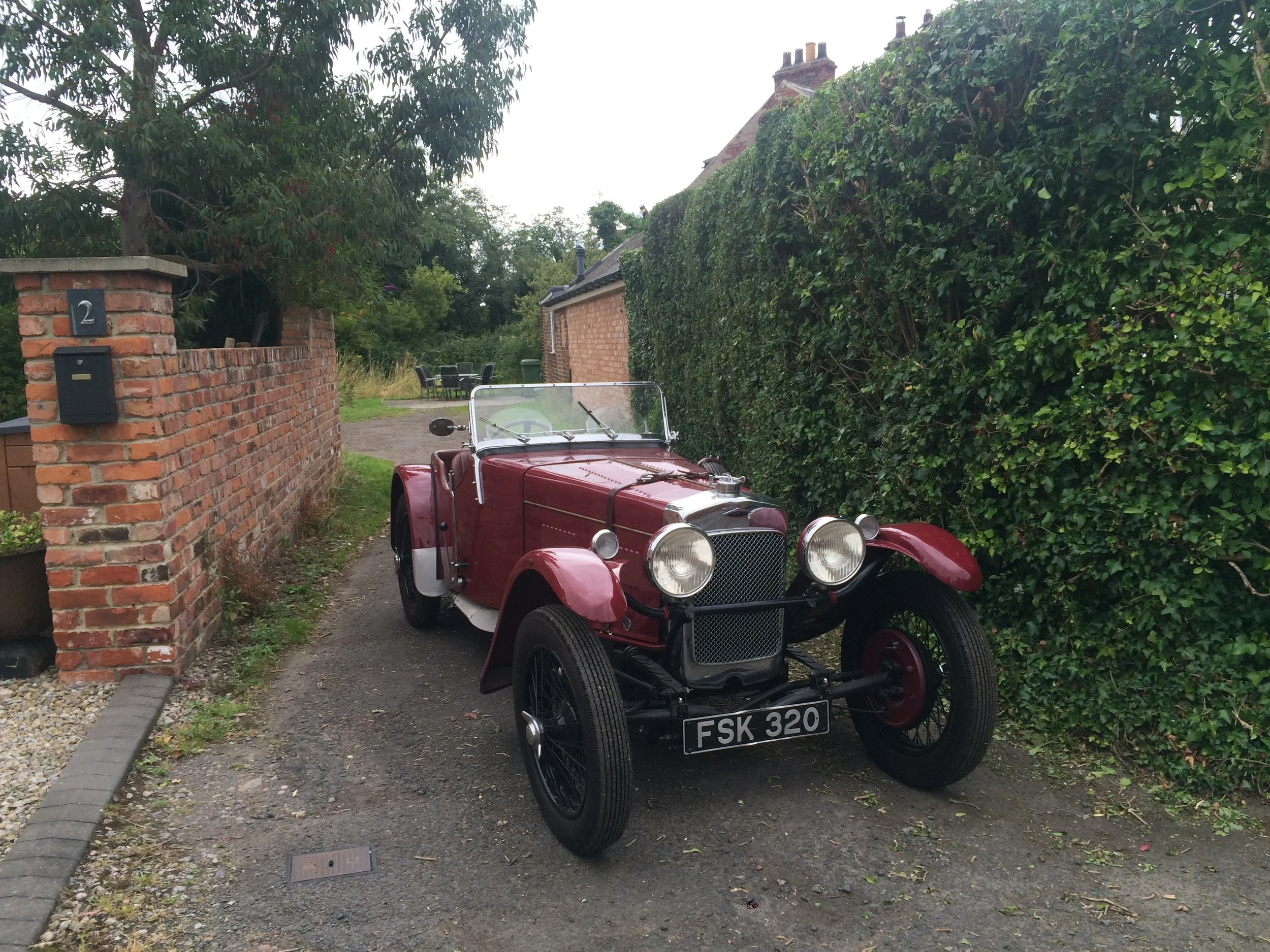 And in his spare time: one of Carl's vintage motorcar restoration projects.