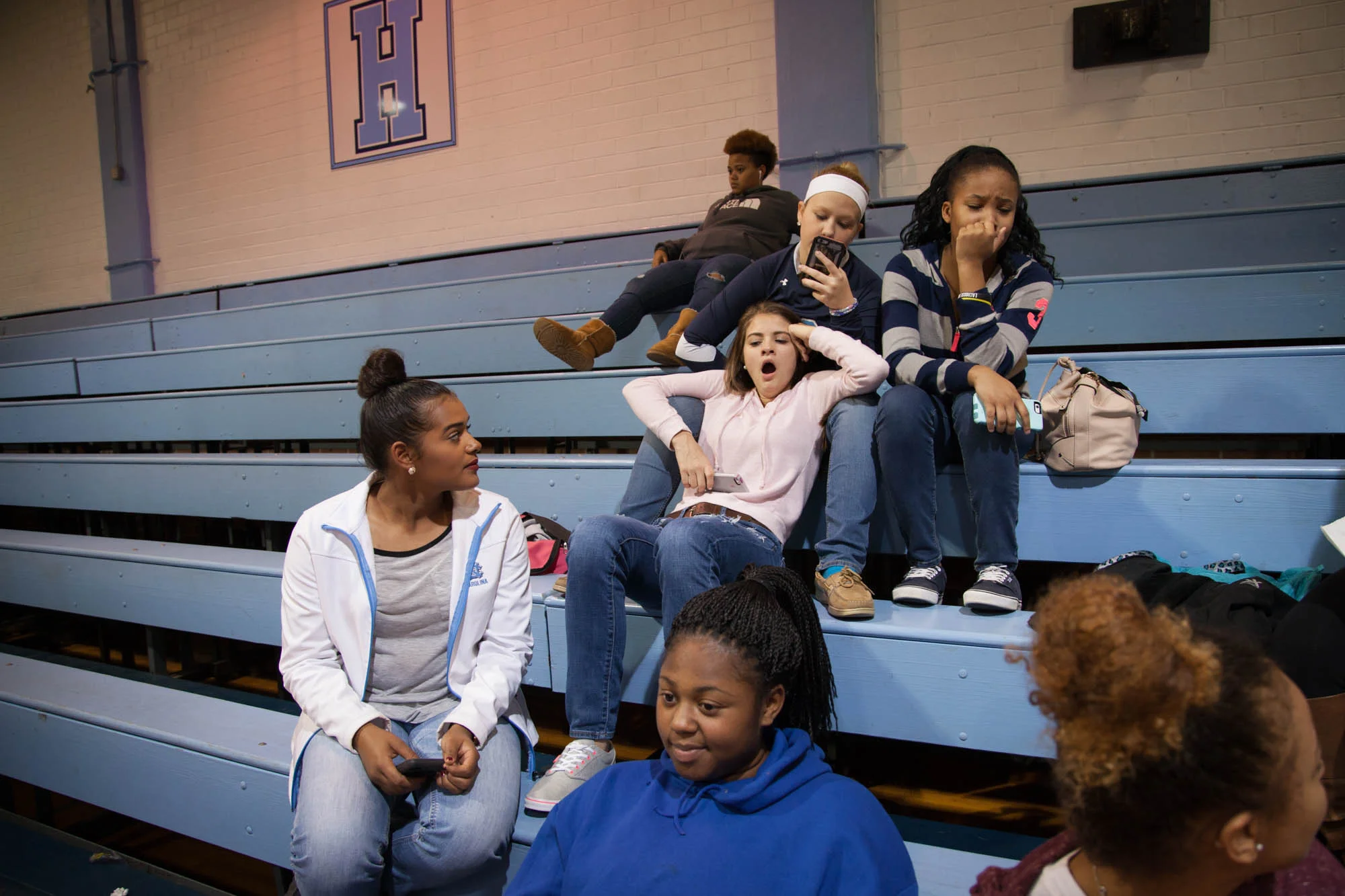 Most of the girls worked part time jobs in addition to being full time high school students and participating in several sports. They did their homework in the stands before games and leaned on each other for help in subjects where they were struggling. Often they didn’t get to eat dinner before their games, and would complain about how tired and hungry they were because they’d been up late doing work the night before and hadn’t eaten much since breakfast.