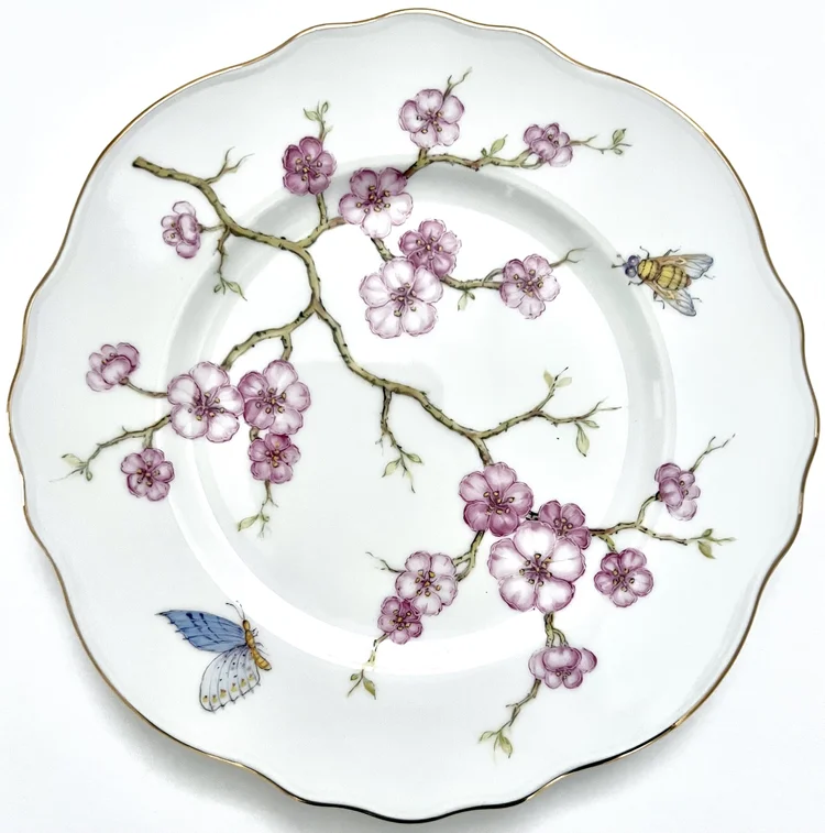 CBP78 -CHERRY BLOSSOM SALAD/DESSERT PLATE