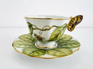 Exclusive collection of hand painted porcelain dinner plates