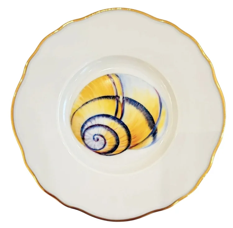 SH2P - SEASHELL BREAD &amp; BUTTER/APPETIZER PLATES