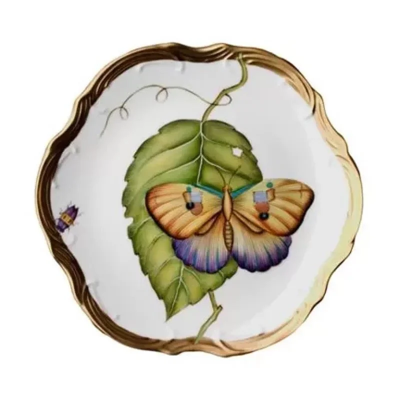 VL4 - Exotic Butterflies Bread and Butter/Appetizer Plate