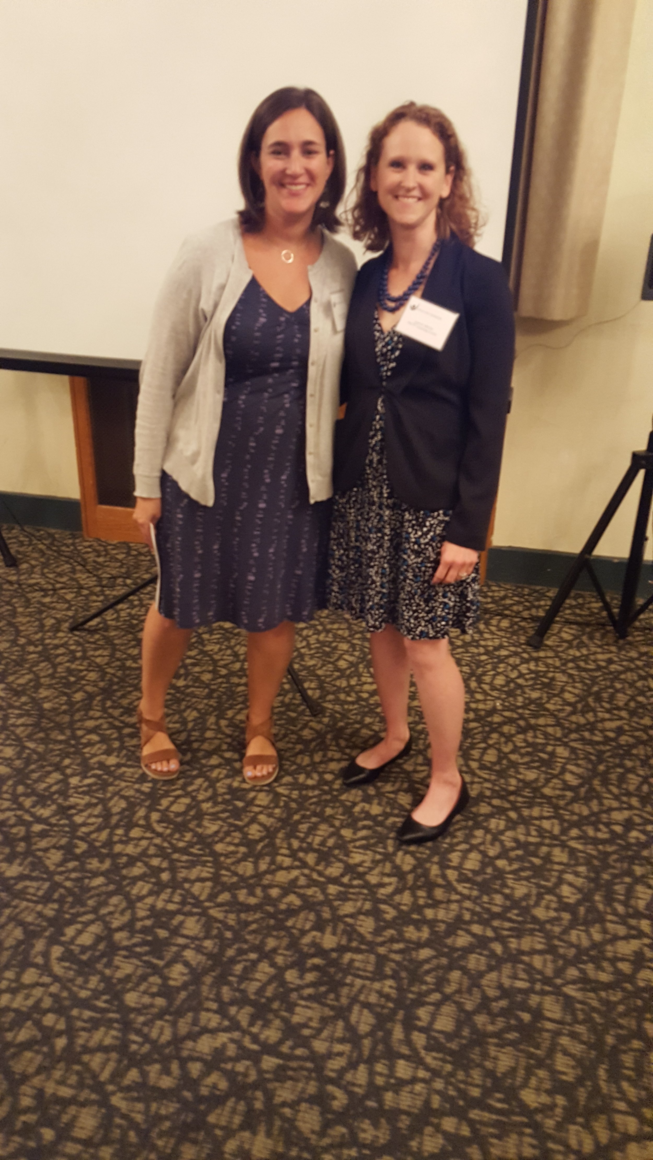  Special Kids Board Vice President Lauren Litchfield (Left) with PACTT Transition Specialist Lauren Mucha 