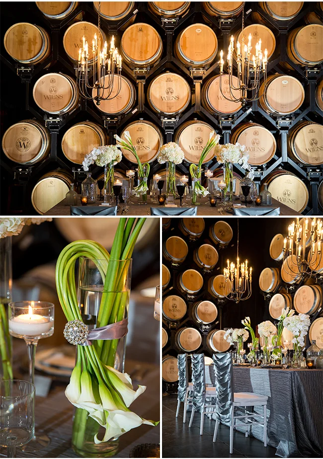 50 Shades of Grey Wedding Inspiration at Wiens Family Cellars | Michelle Garibay Events | Temecula Wedding Planning